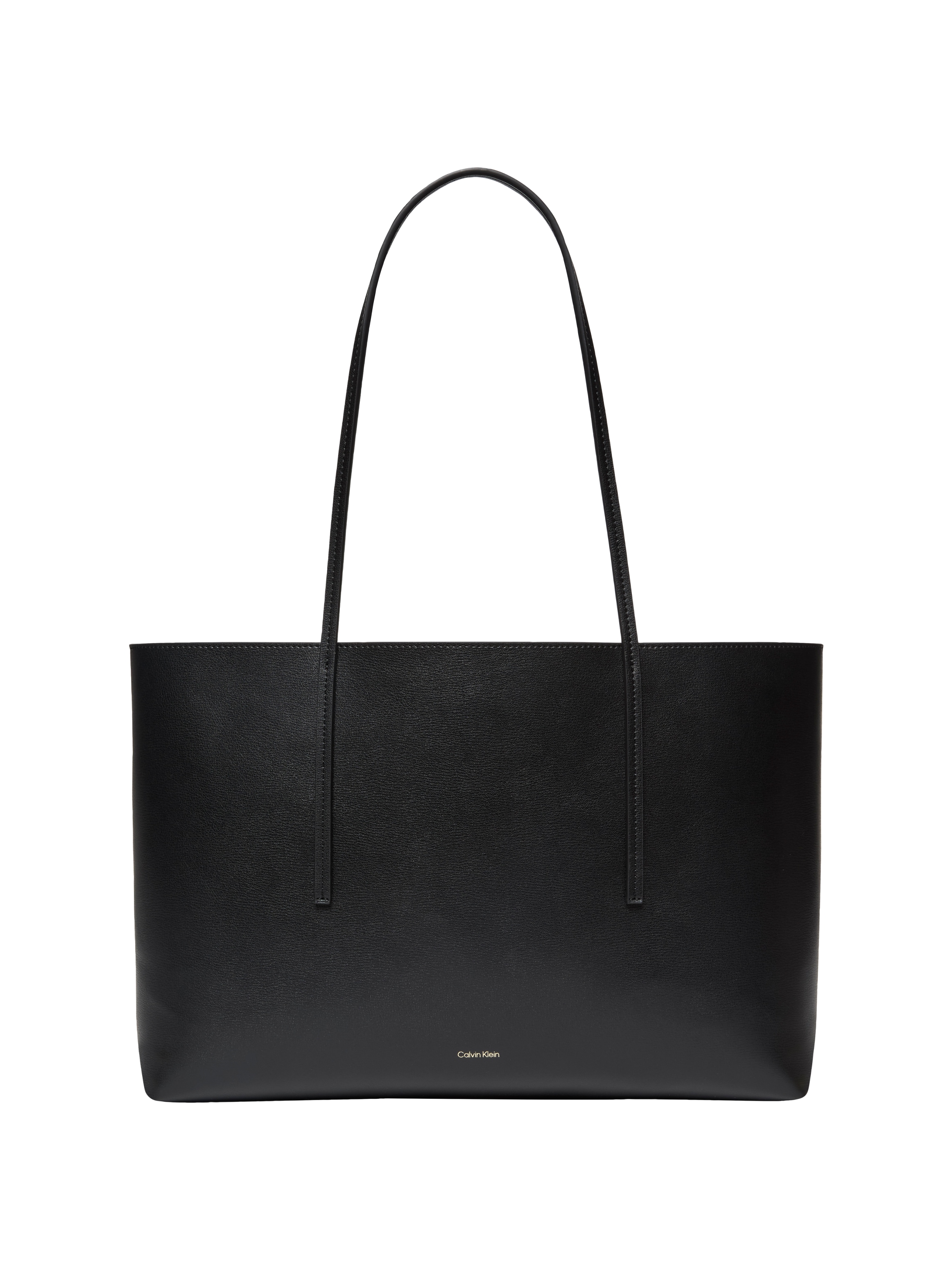 Calvin Klein Henkeltasche »FOIL LOGO TOTE W/POUCH« Damen-Schultertasche mit Reißverschluss-Tasche