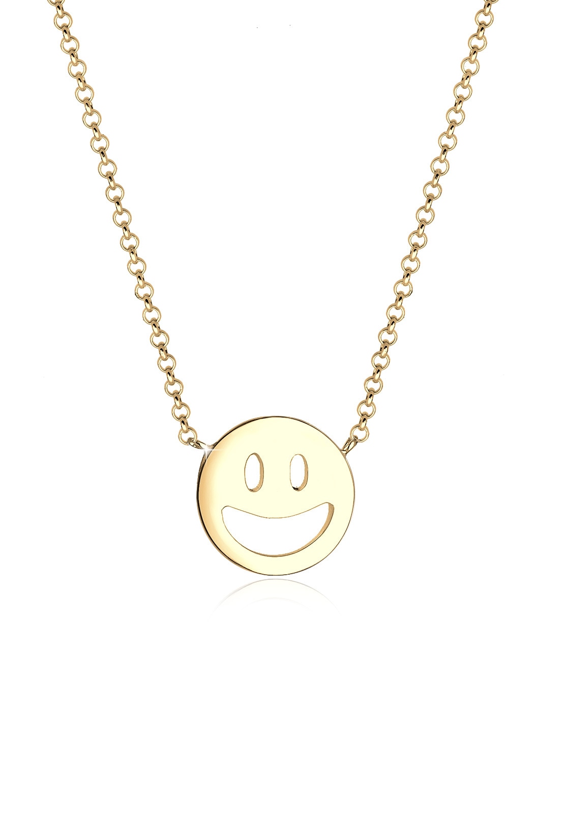 Sterling Elli Face BAUR mit 925 online Emoji Anhänger Silber« »Smiley Kette bestellen | Happy