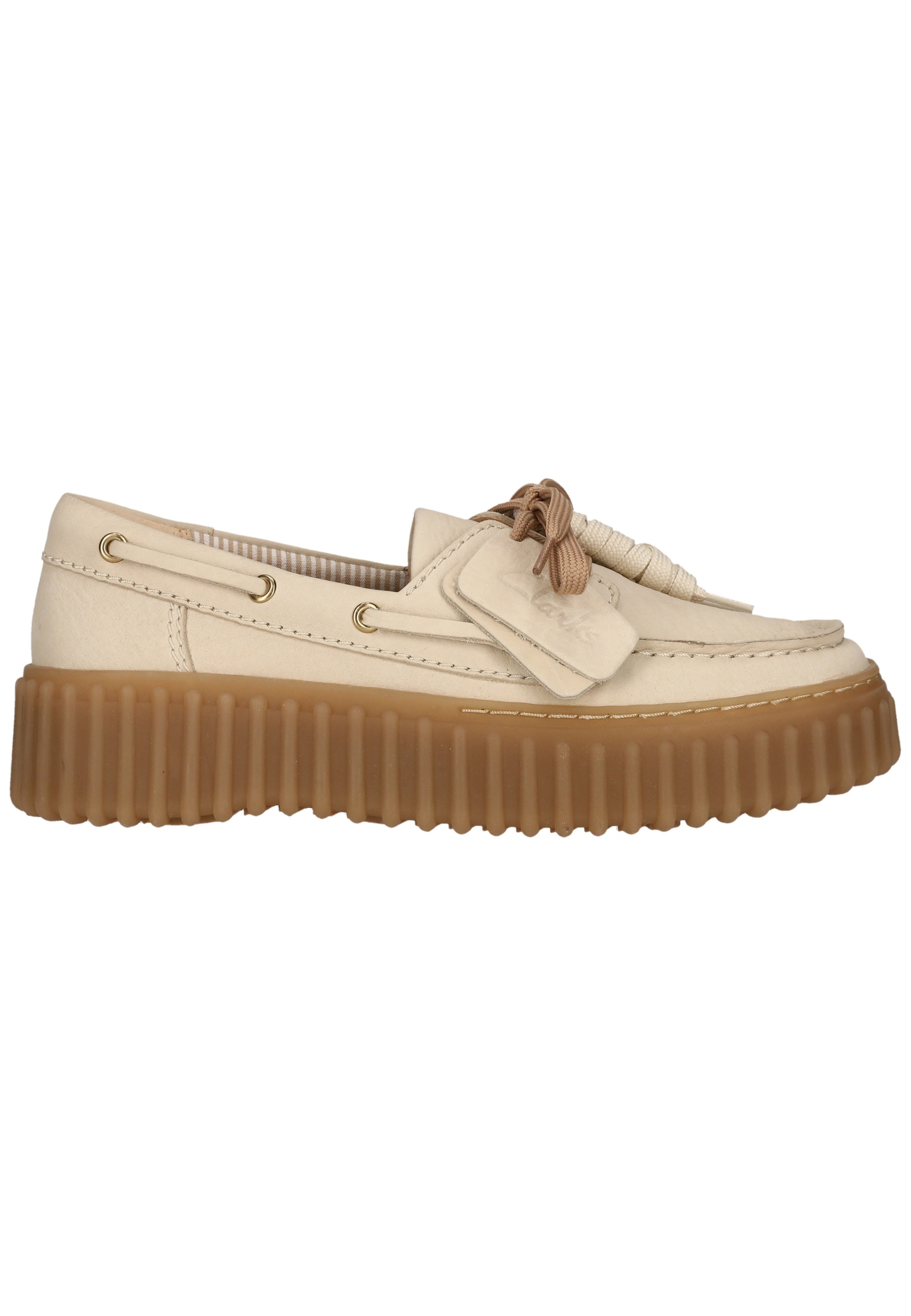 Clarks Schnürschuh »Torhill Boat«  mit Contour Cushion-Fußbett