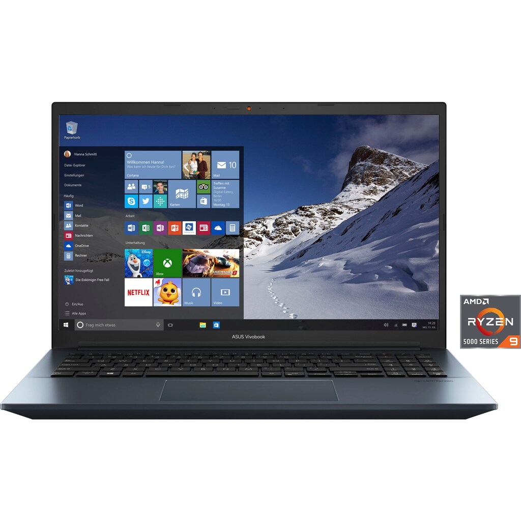 Asus Notebook »Vivobook Pro 15 OLED M3500QA-L1043W«, 39,62 cm, / 15,6 Zoll, AMD, Ryzen 7, Radeon Graphics, 512 GB SSD