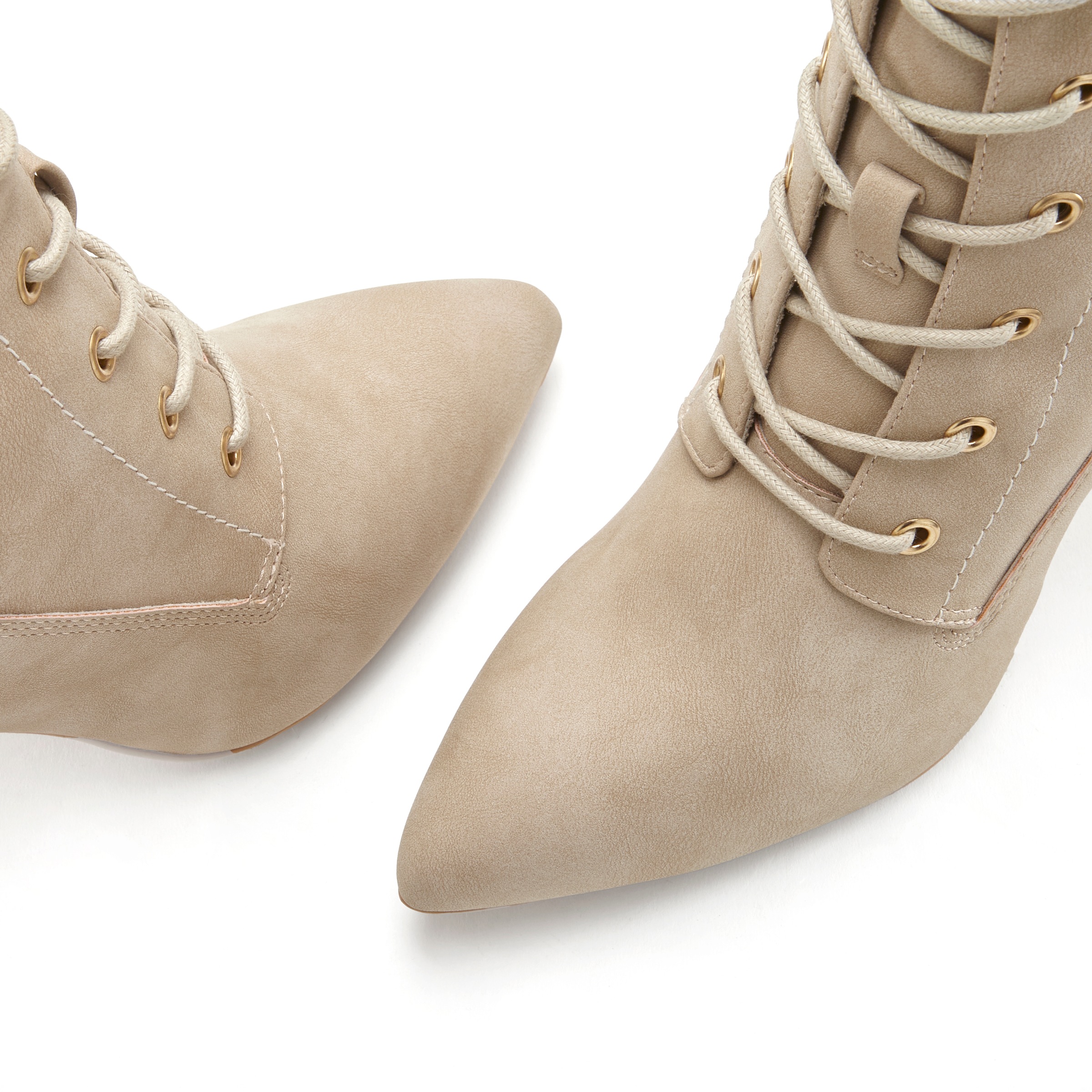 LASCANA Women's Ankle Boots Beige Size 40 3