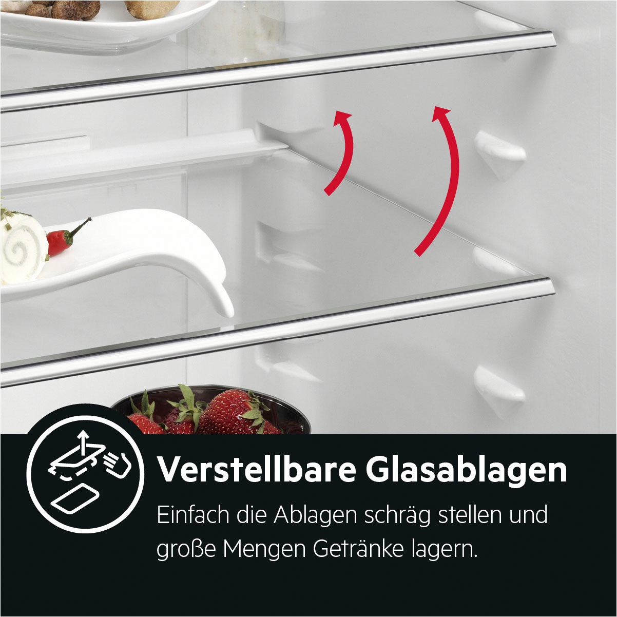 AEG Einbaukühlschrank »SFE688F1AF«, SFE688F1AF, 87,3 cm hoch, 55,6 cm breit