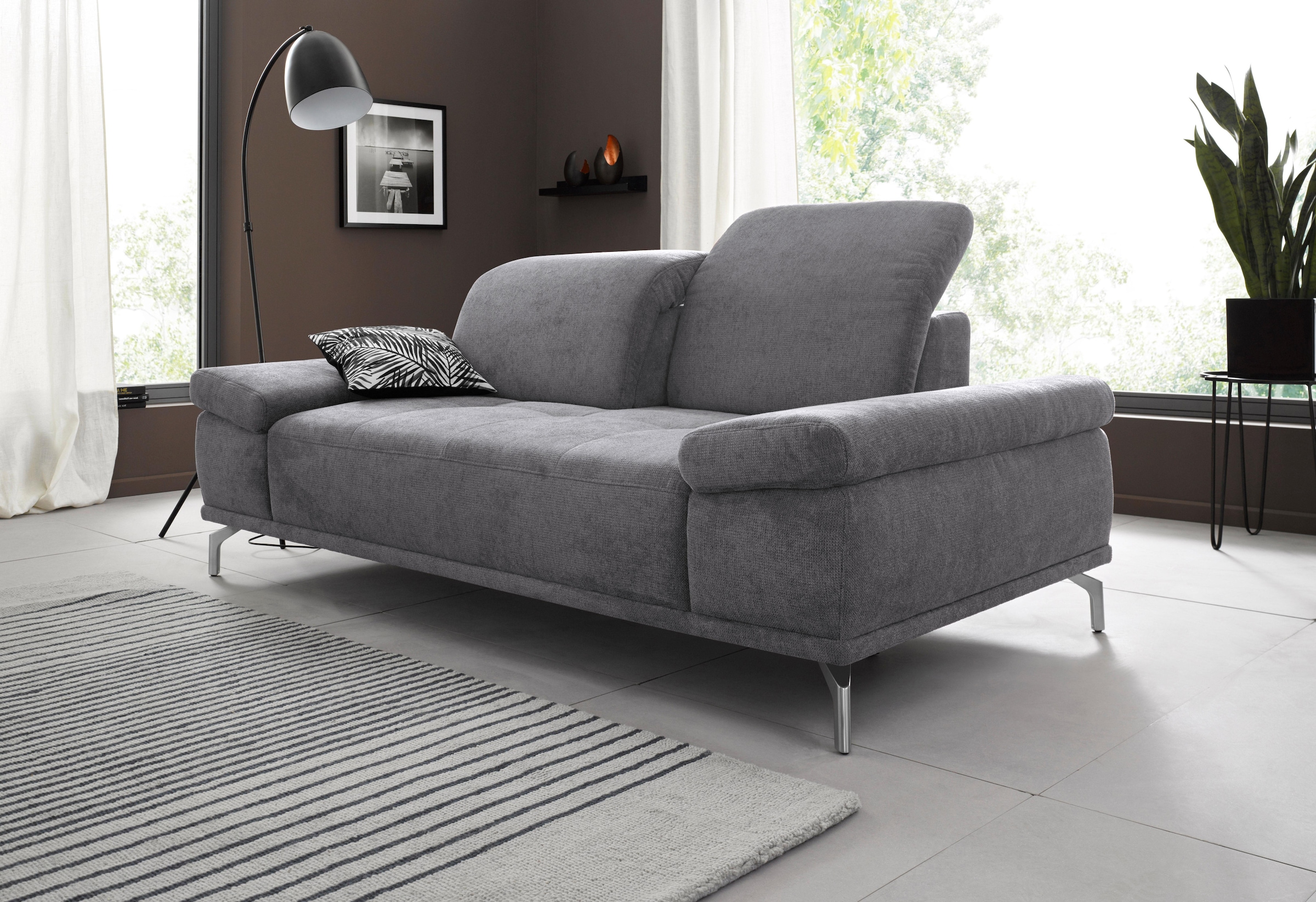 Home affaire 2-Sitzer "Caluna" mit Sitztiefen- und Kopfteilverstellung günstig online kaufen