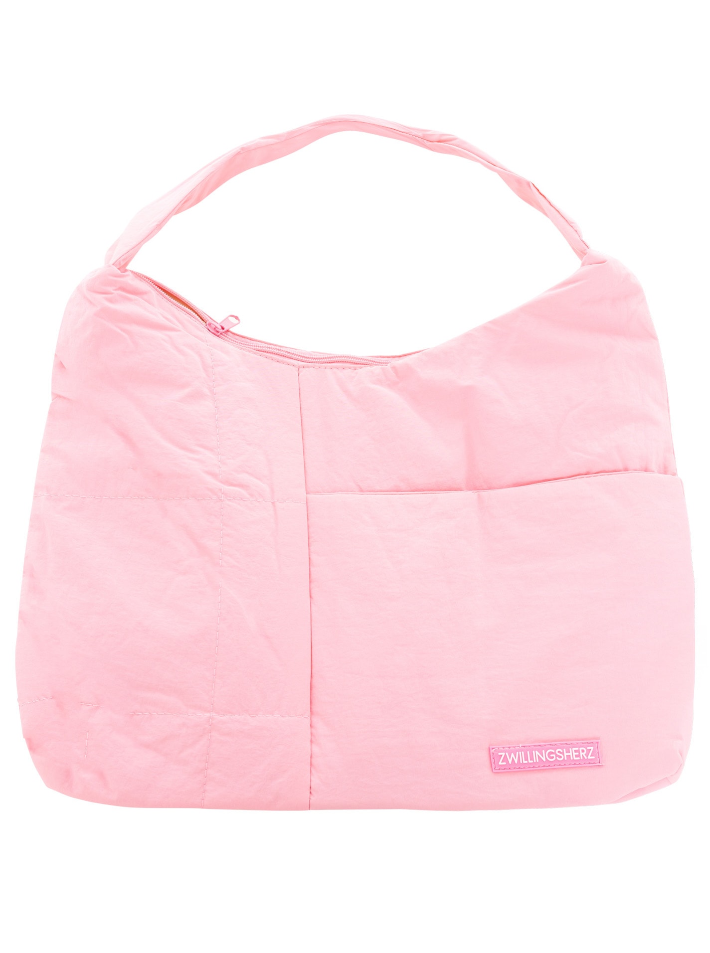 Zwillingsherz Tragetasche ""Shopper"" geräumig, leichtes Material, mit Patch