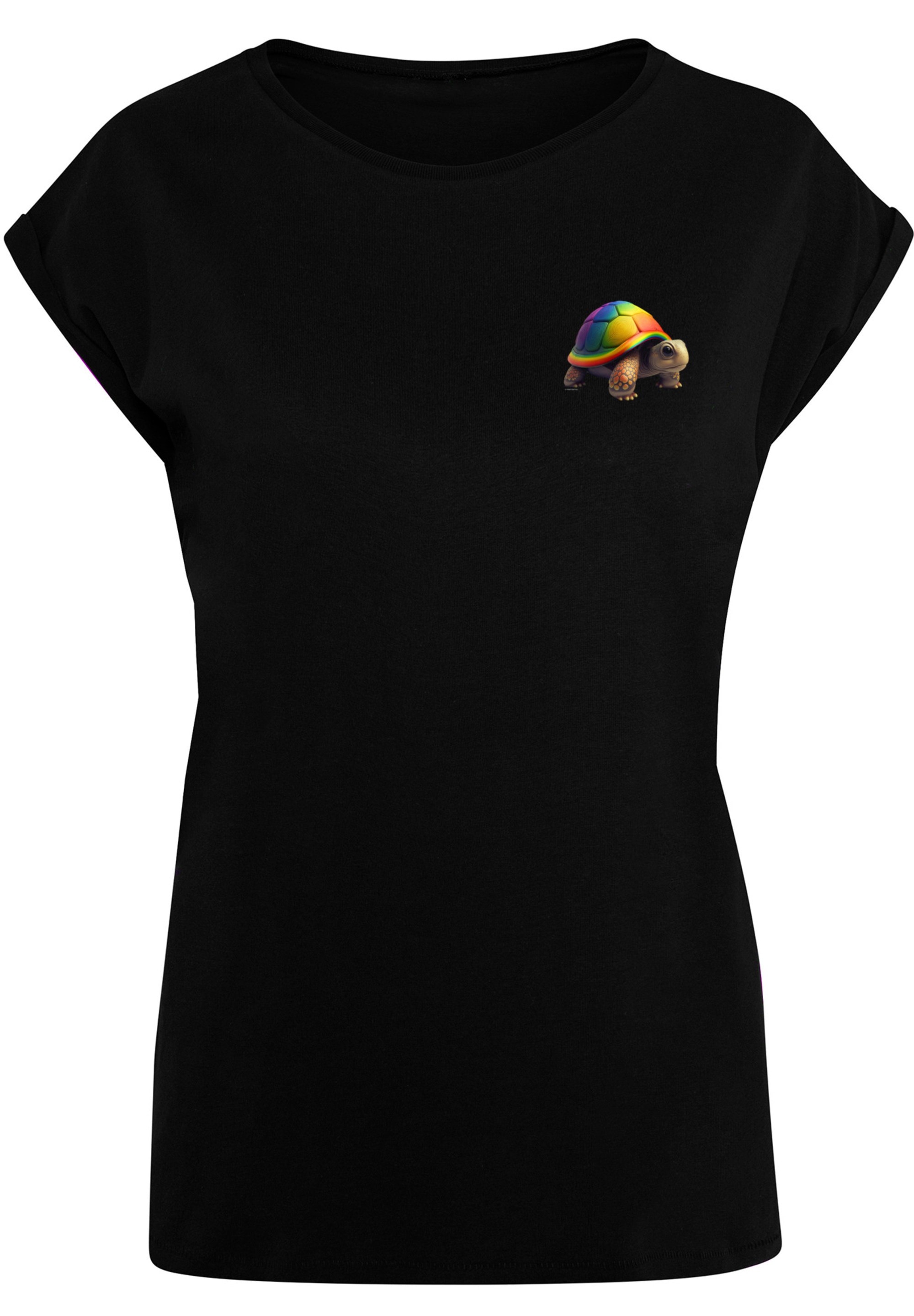 F4NT4STIC T-Shirt "Rainbow Turtle SHORT SLEEVE TEE", Print günstig online kaufen