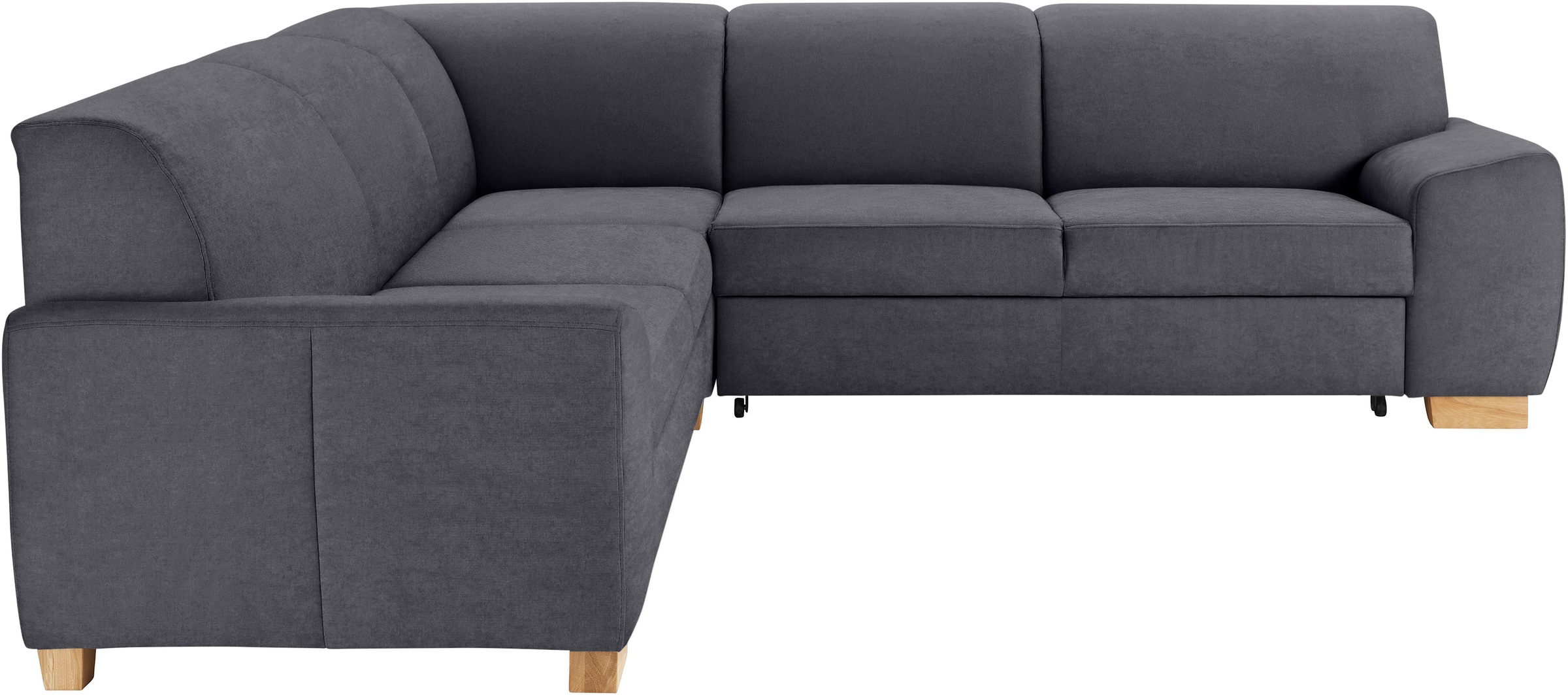DOMO collection Ecksofa »Incanto kubische Formensprache, komfortabel, flache Armlehnen, L-Form«, wahlweise mit Bettfunktion