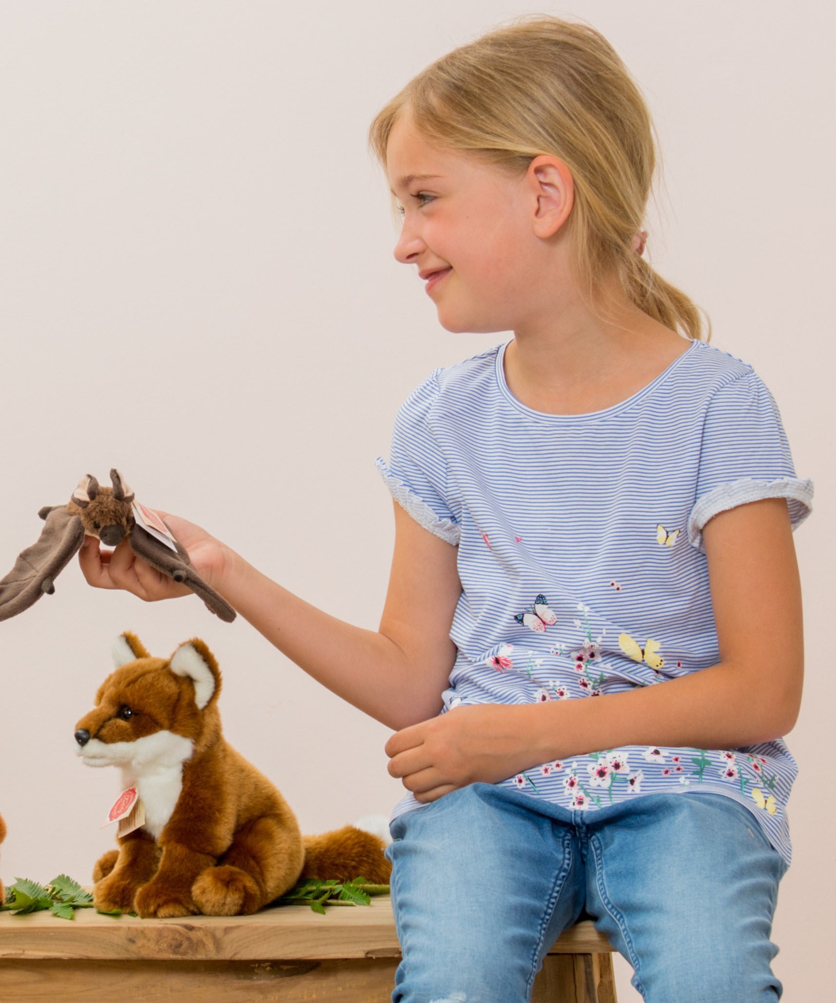 Teddy Hermann® Kuscheltier »Fuchs sitzend rotbraun, 20 cm«, zum Teil aus recyceltem Material