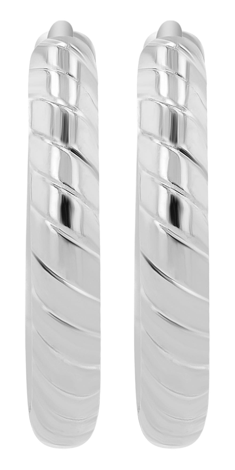 Adelia´s Paar Creolen »Damen Ohrringe – Creole aus Edelstahl« Perfekt als Geschenk zum einfach so