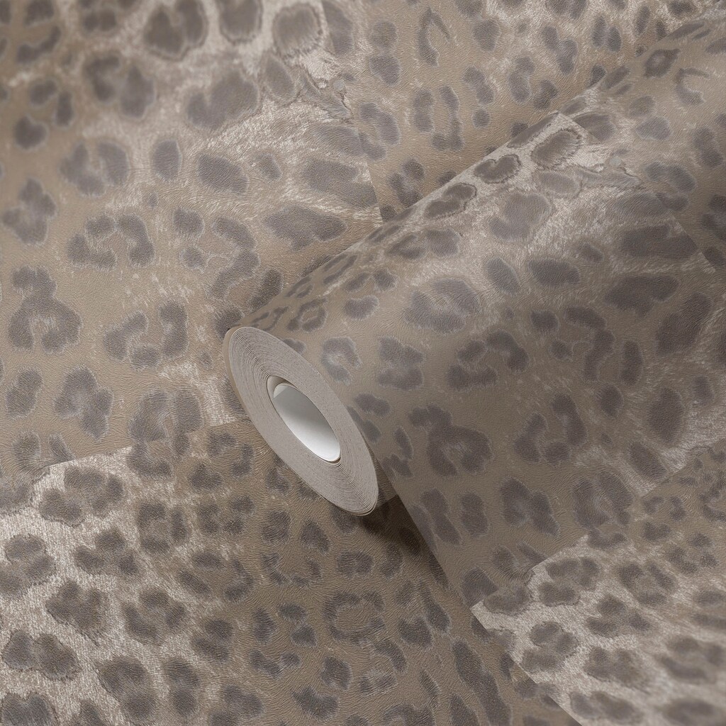 living walls Vliestapete »Desert Lodge«, Fellimitat-animal print-gemustert