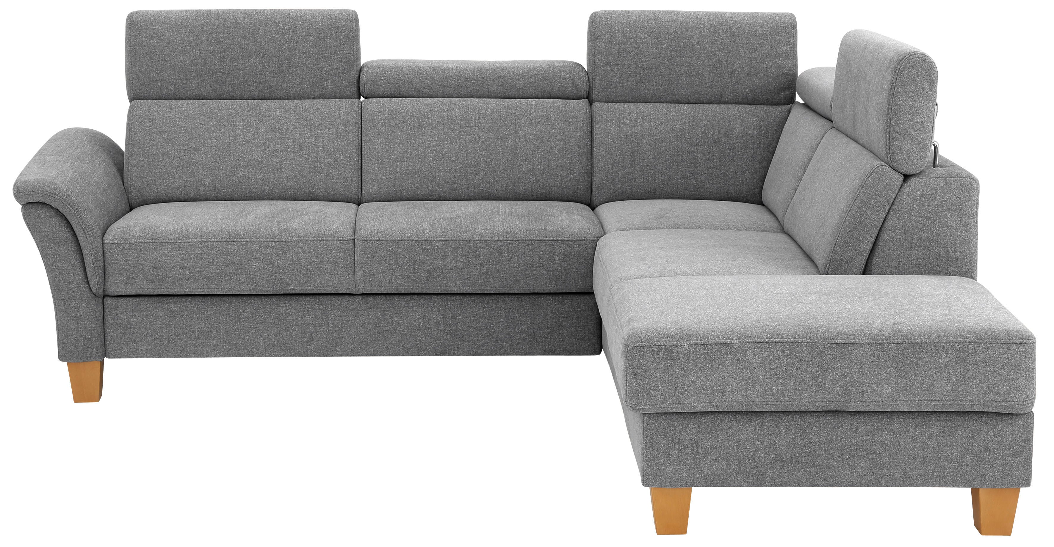 OTTO home Ecksofa "Conville L-Form" Federkern, wahlweise mit Schlaffunktion und Bettkasten bzw. Stauraum
