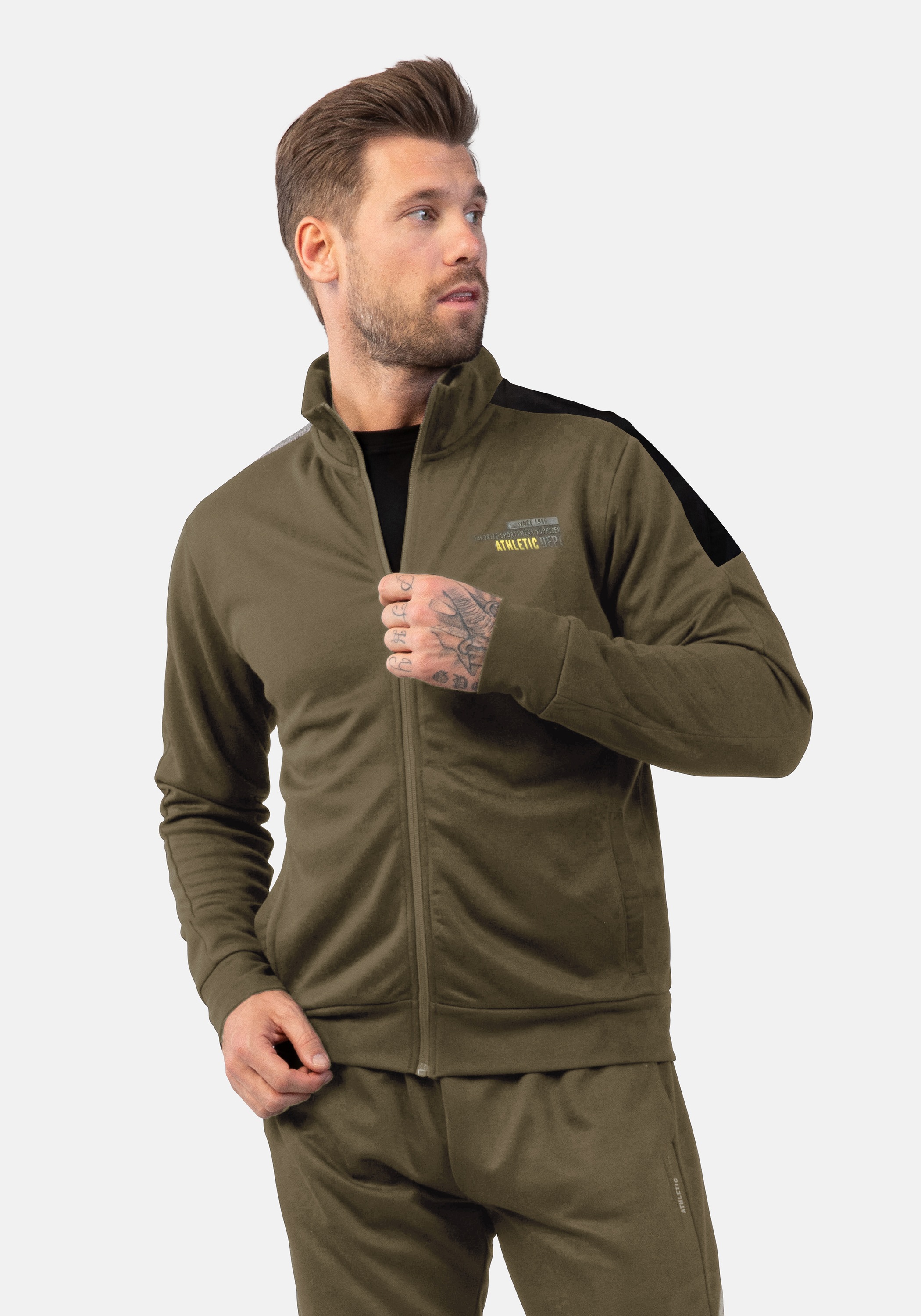 HERO by John Medoox Sweatjacke »Soft Sweat Hero by John Medoox Sweatjacke«, Soft Sweat Regularfit Casual Sweat für Herren