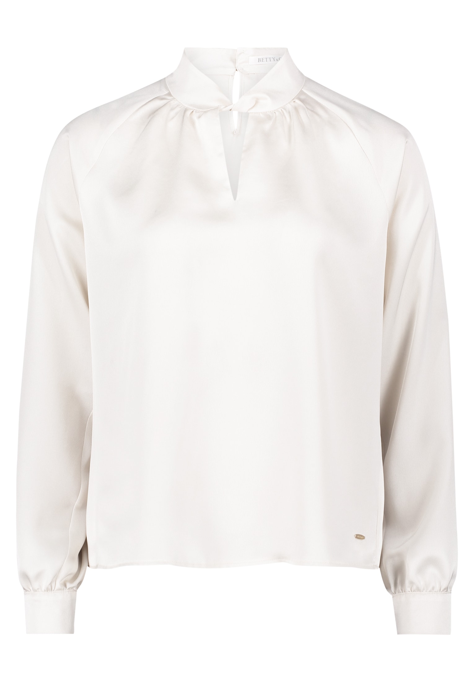 Betty&Co Schlupfbluse »Betty & Co Damen Schlupfbluse mit Stehkragen«