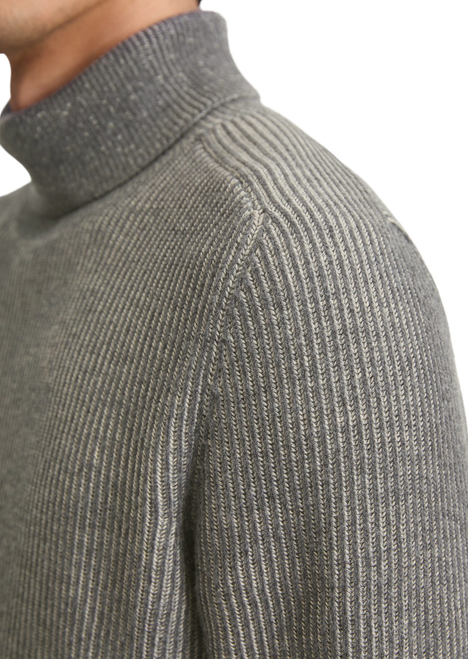 Marc O'Polo Strickpullover »aus Baumwoll-Schurwoll-Mix«