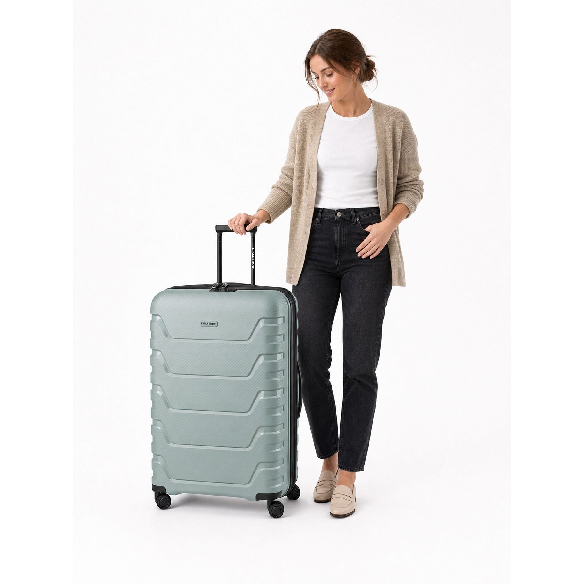 Smartbox Trolley »Edition 01 4 Rollen Trolley 76 cm mit Dehnfalte« 117 l