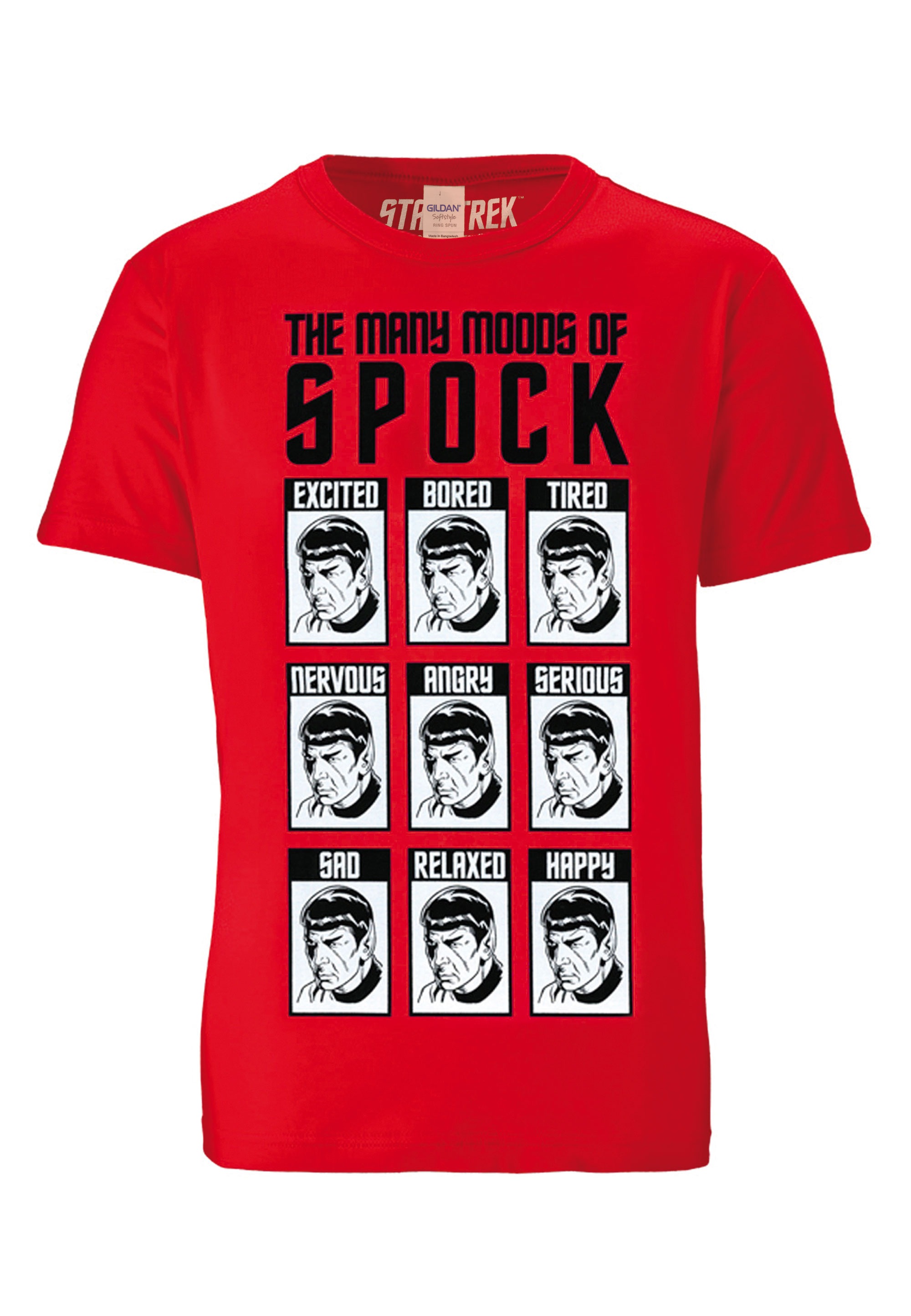 LOGOSHIRT T-Shirt »Star Trek« mit Spock-Print