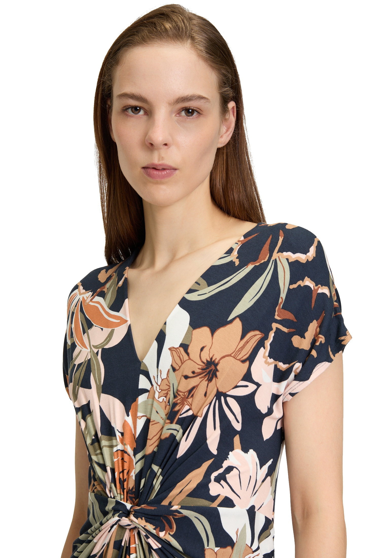 Betty Barclay Midikleid »Betty Barclay Midikleid mit Raffung«, Form