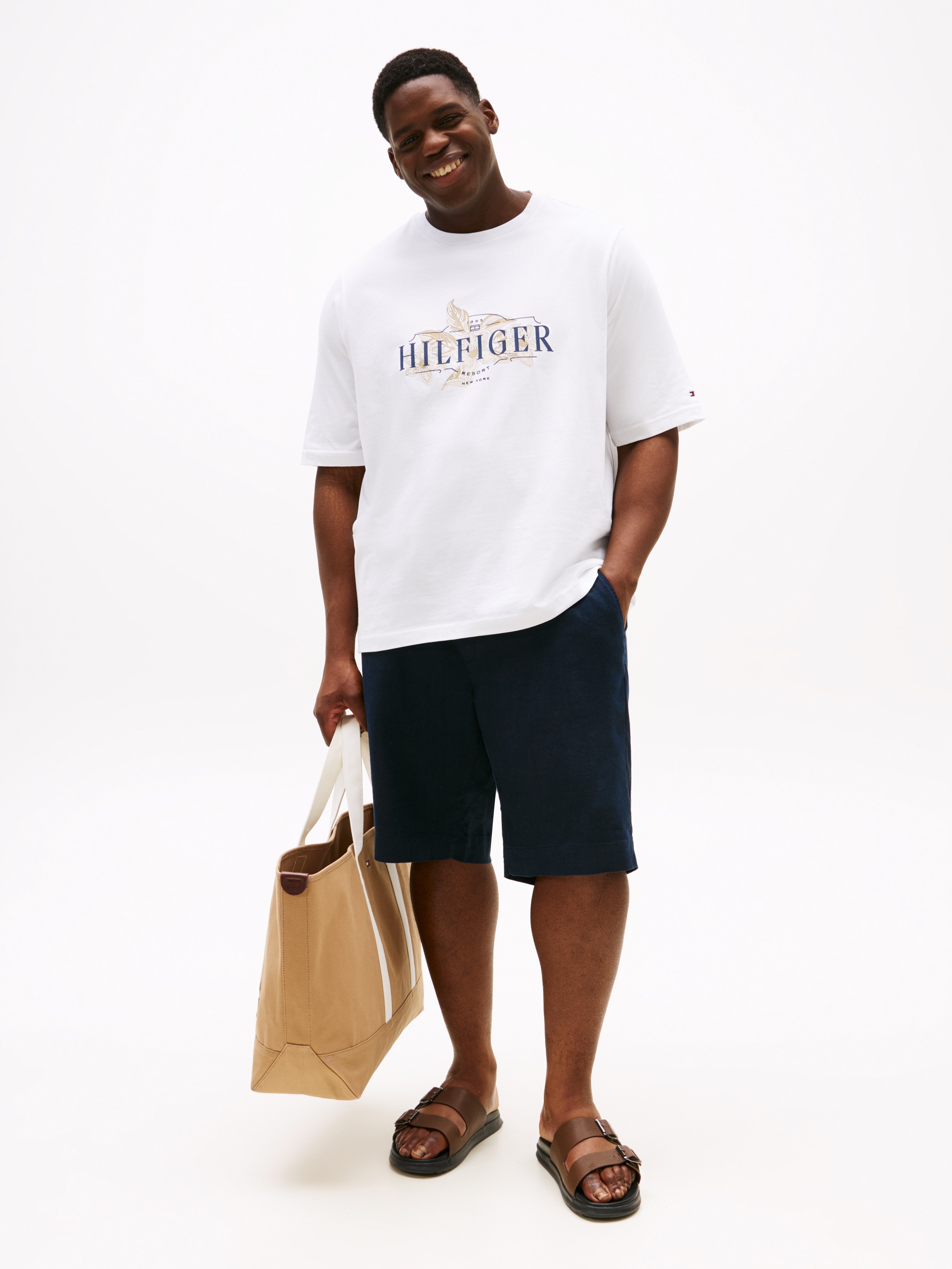 Tommy Hilfiger Big & Tall T-Shirt »BT-TROPICAL FLRAL HILFIGER TEE-B«, Große Größen