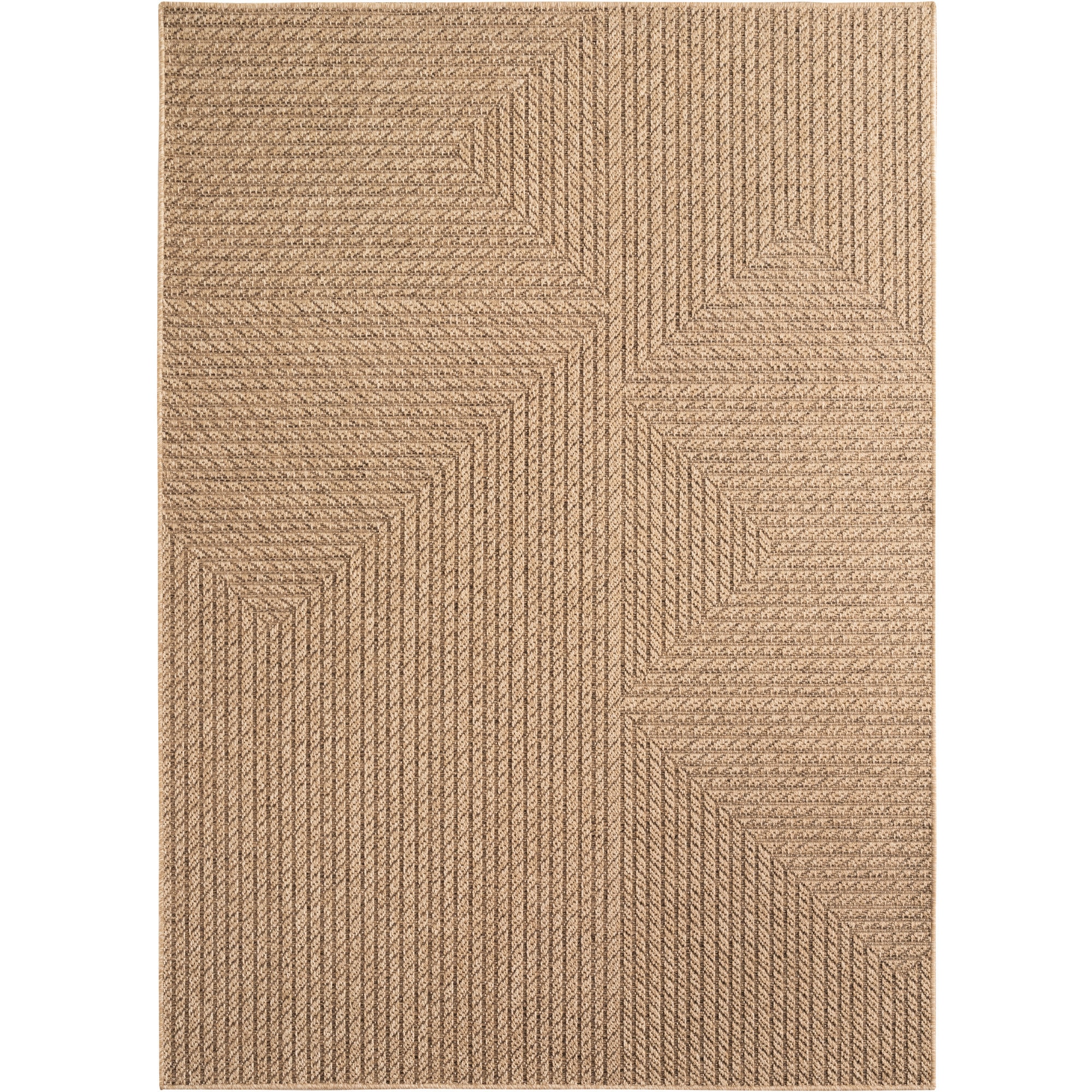 Ayyildiz Teppiche Outdoorteppich »TIMBER 1404«, rechteckig, 5 mm Höhe, Läufer, In und Outdoor, Jute Sisal Optik, Wohnzimmer, Aussenbereich