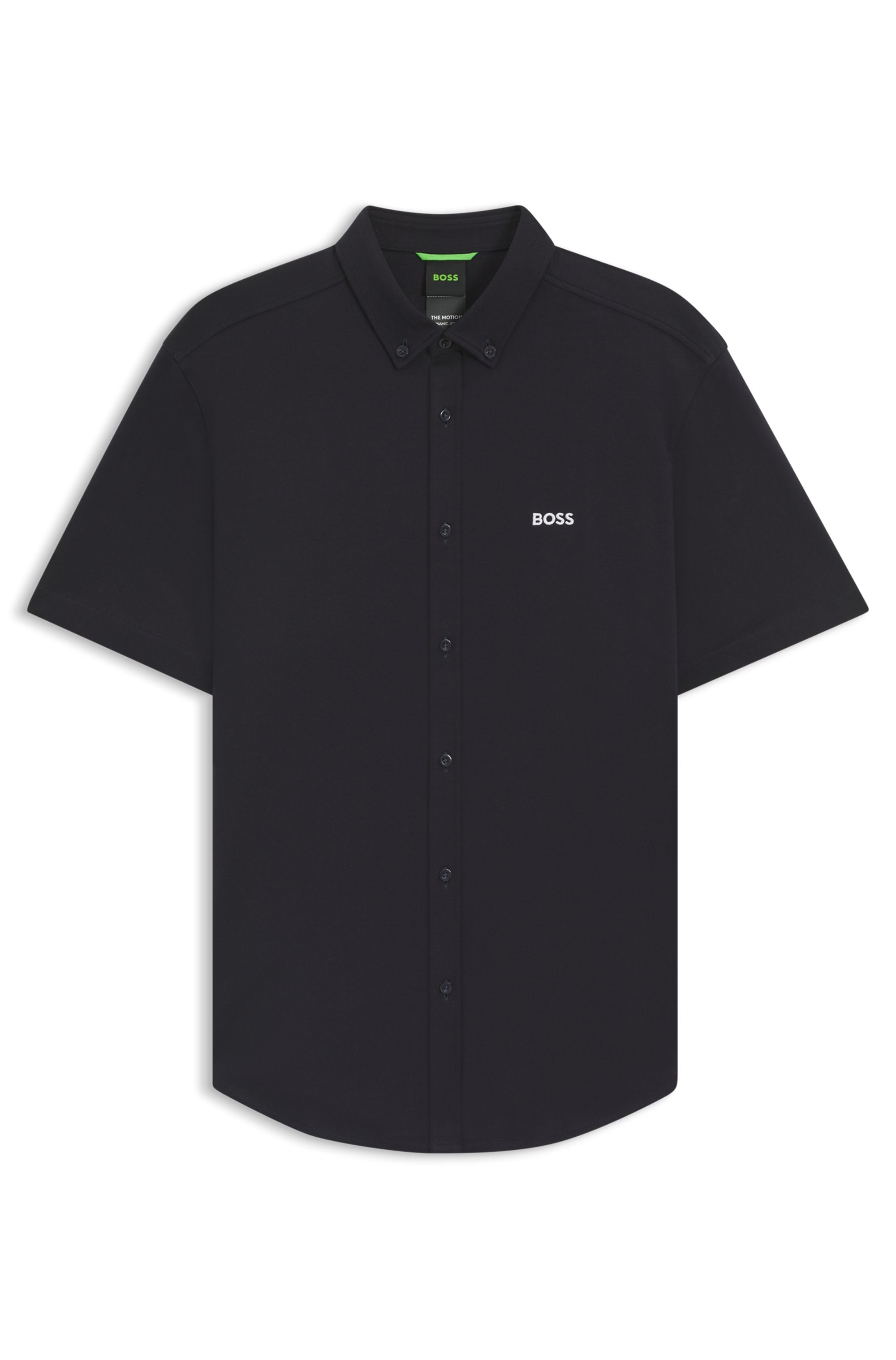 BOSS GREEN Kurzarmhemd »B Motion S«, softe Baumwolle, Vier-Wege-Stretch, knitterfrei