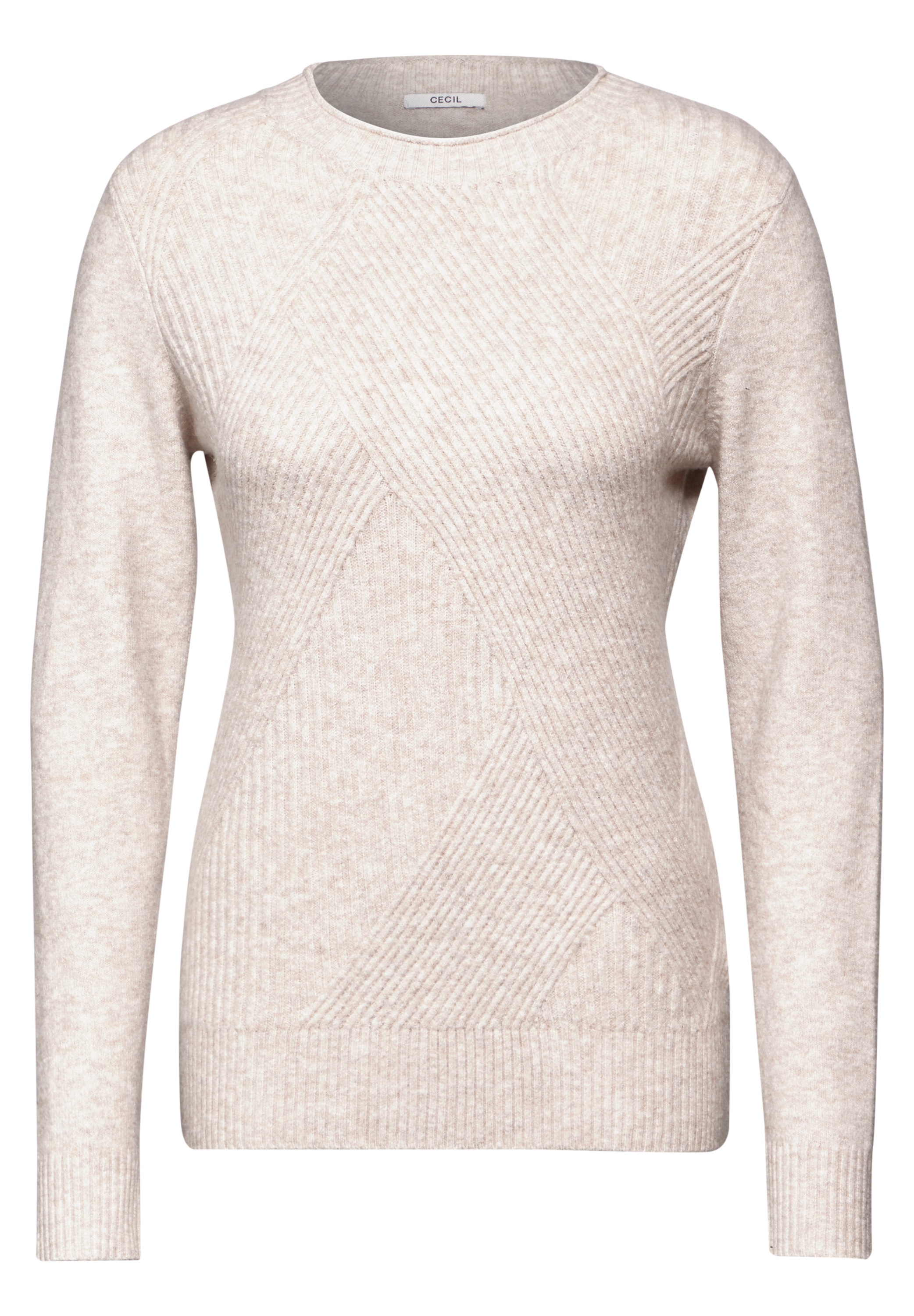 Cecil Strickpullover, mit Rundhalsausschnitt