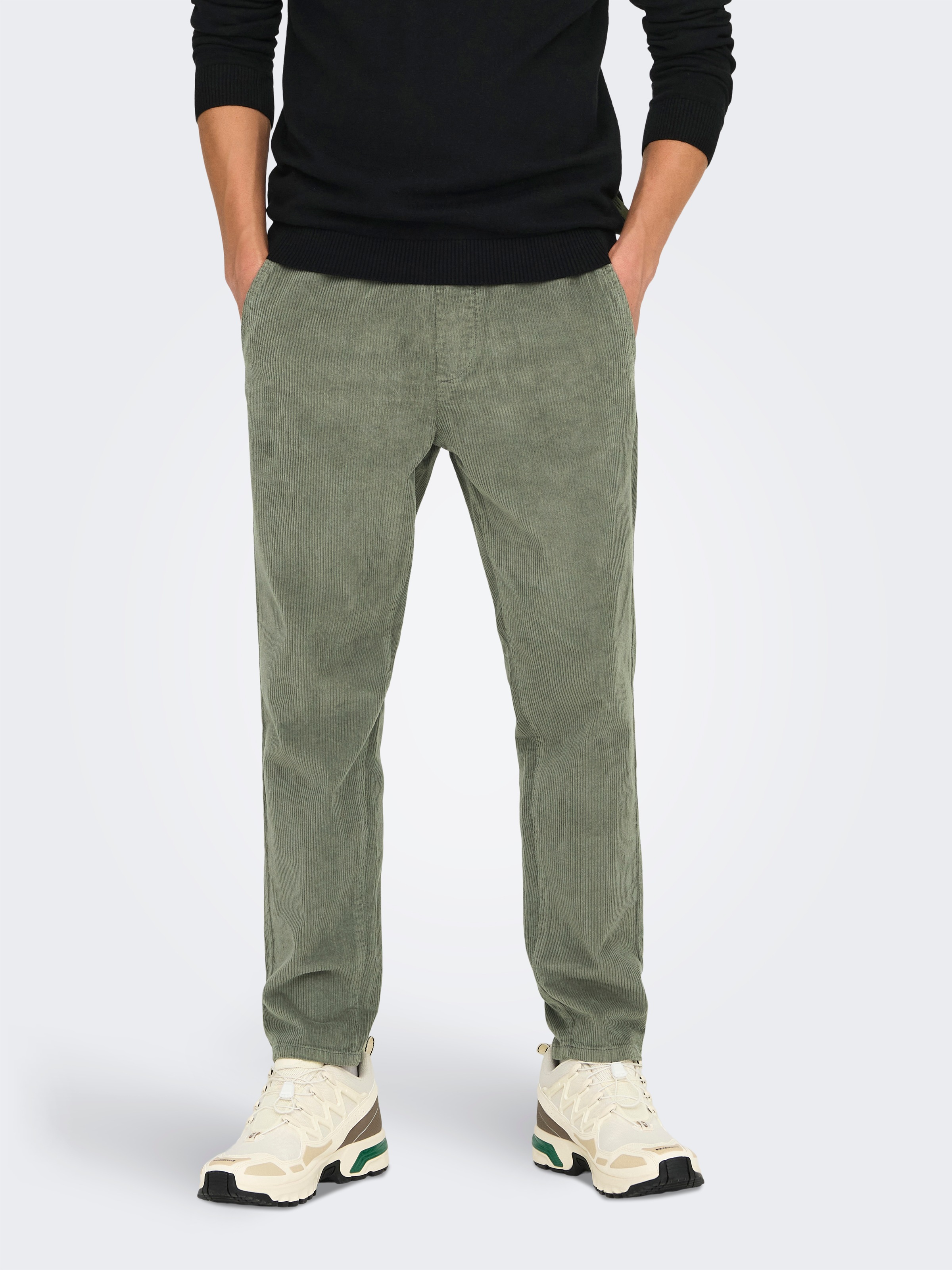 ONLY & SONS Cordschlupfhose "ONSLINUS TAP CORDUROY 0185 PANT NOOS" Baumwoll günstig online kaufen
