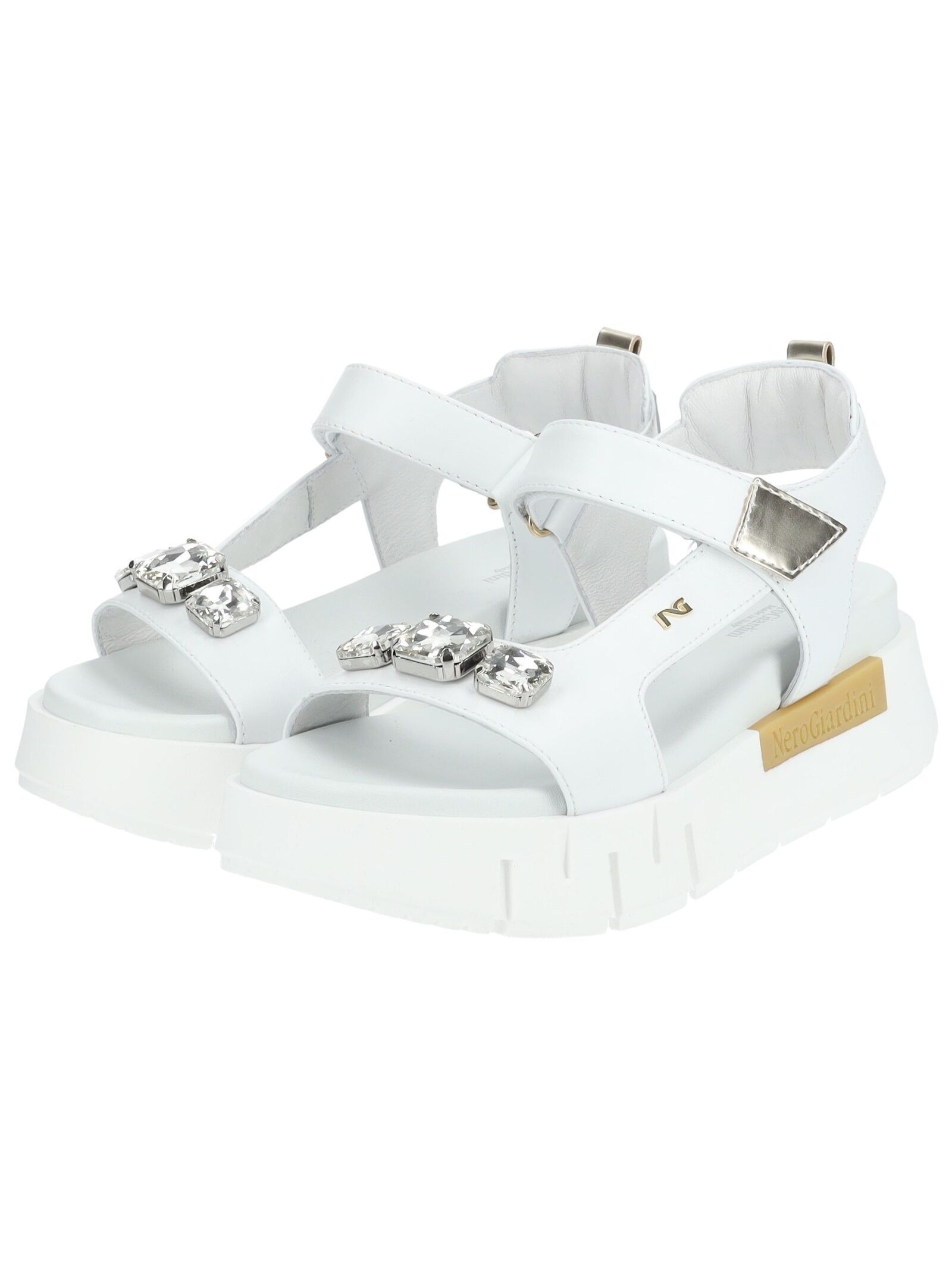 Nero Giardini Riemchensandale »Nero Giardini Sandalen Leder/Textil«