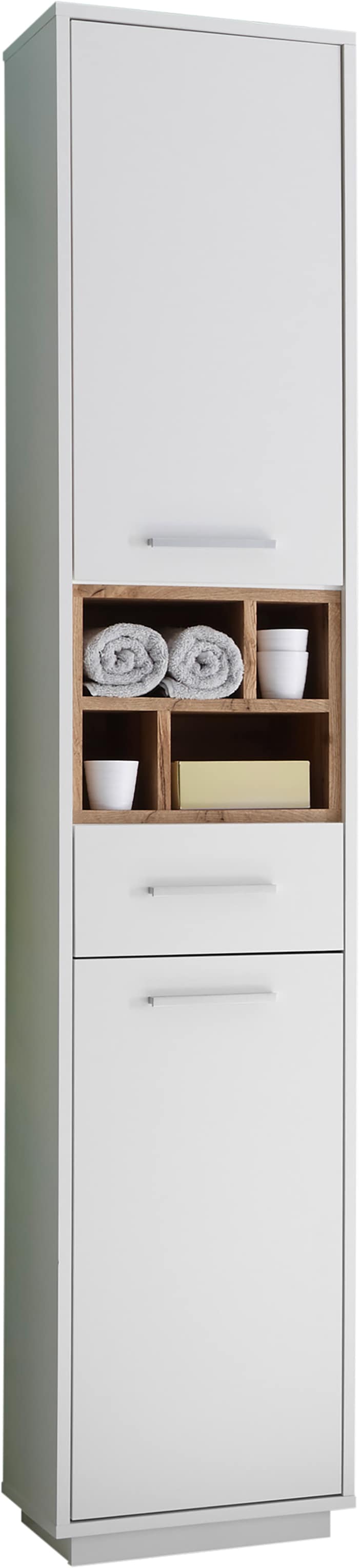 BASIC by Balculina Hochschrank "Mila, Badezimmerschrank BxHxT 38x190x30 cm" günstig online kaufen