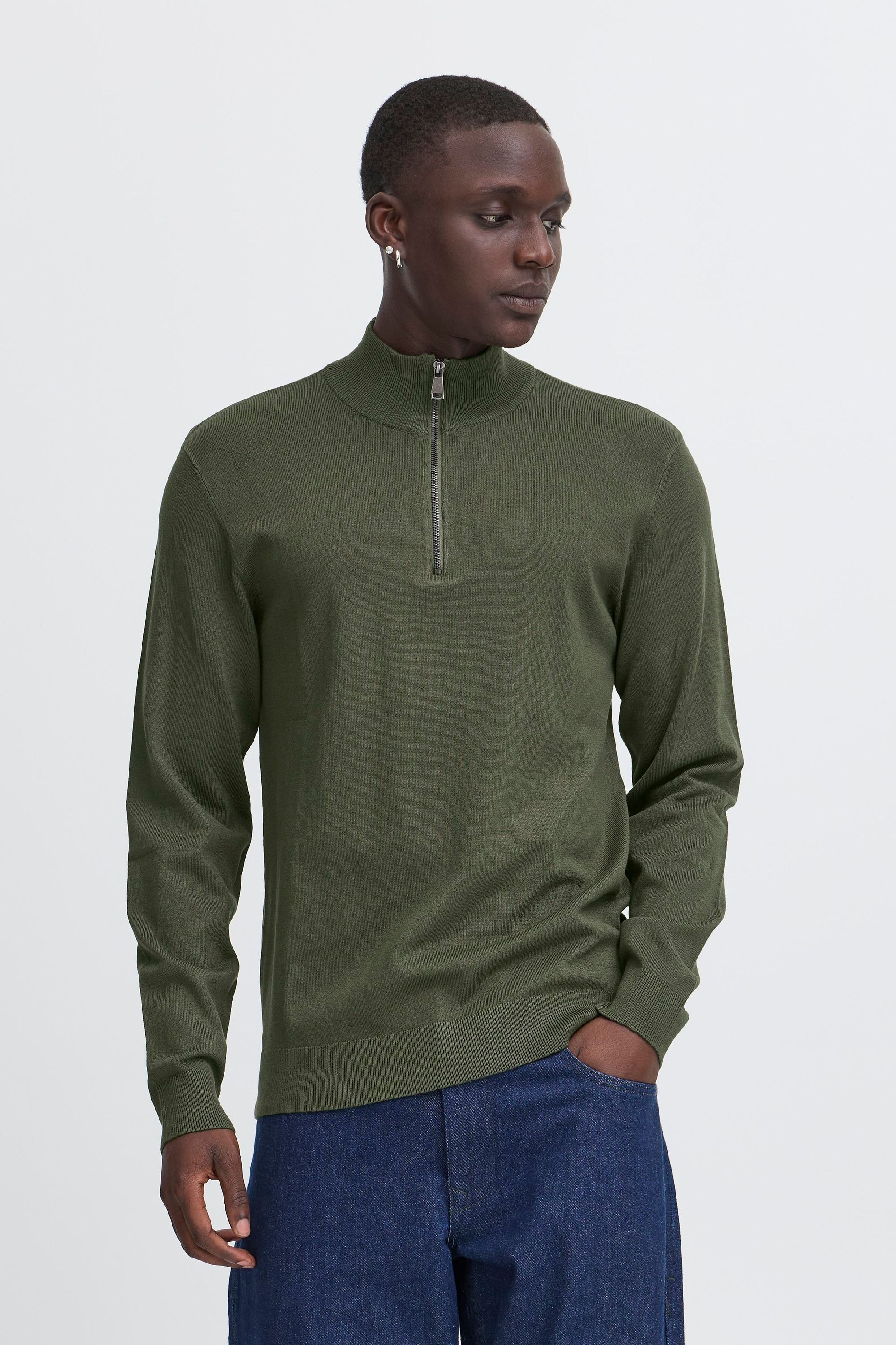 Blend Troyer "BHDAN" Stilvoller Troyer mit Reißverschluss günstig online kaufen