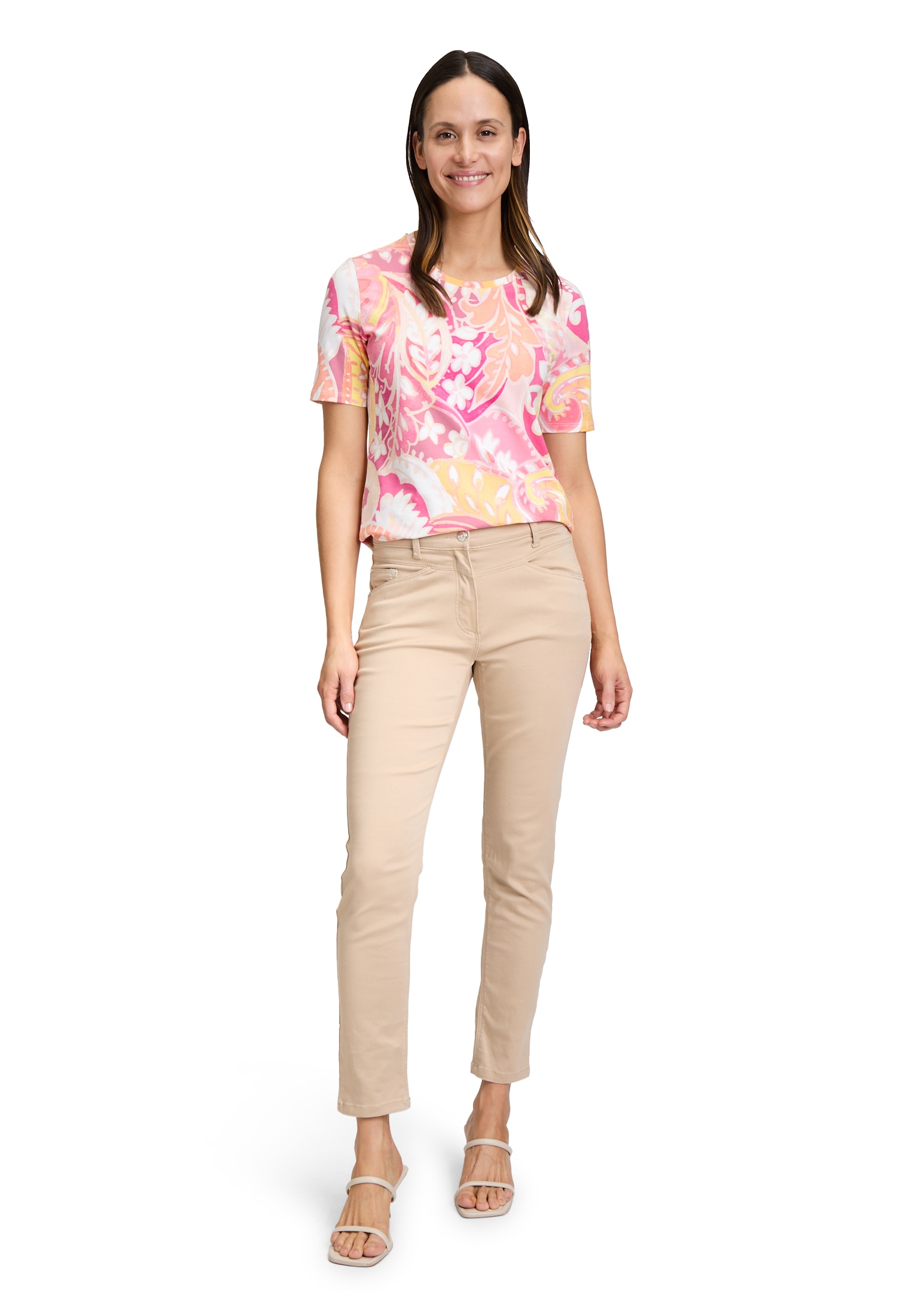 Betty Barclay Kurzarmshirt »Betty Barclay Damen Basic Shirt mit Print«, (1 tlg.), Druck