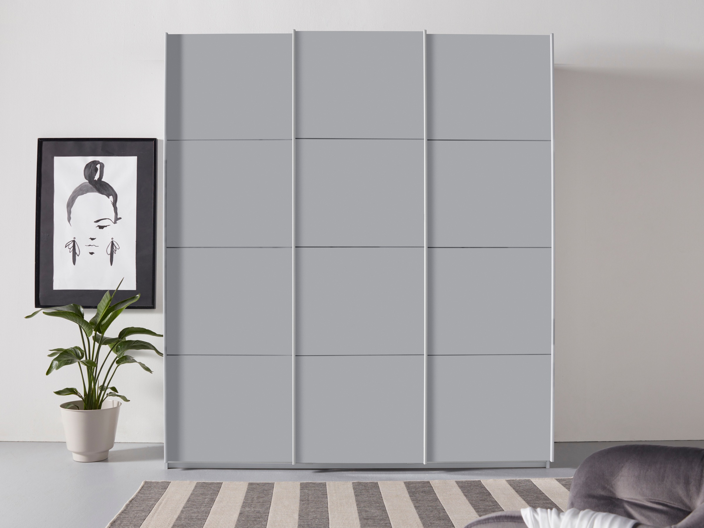 OTTO home Kleiderschrank "Mehrzweckschrank Aktenschrank Möbel Mietswohnung TOPSELLER OTELI" 3 Ausstattungen BASIC/CLASSIC/PREMIUM (inkl. SOFT-CLOSE-FUNKTION), Breiten 203/271/315/360 cm Höhen 210/229 cm MADE IN GERMANY