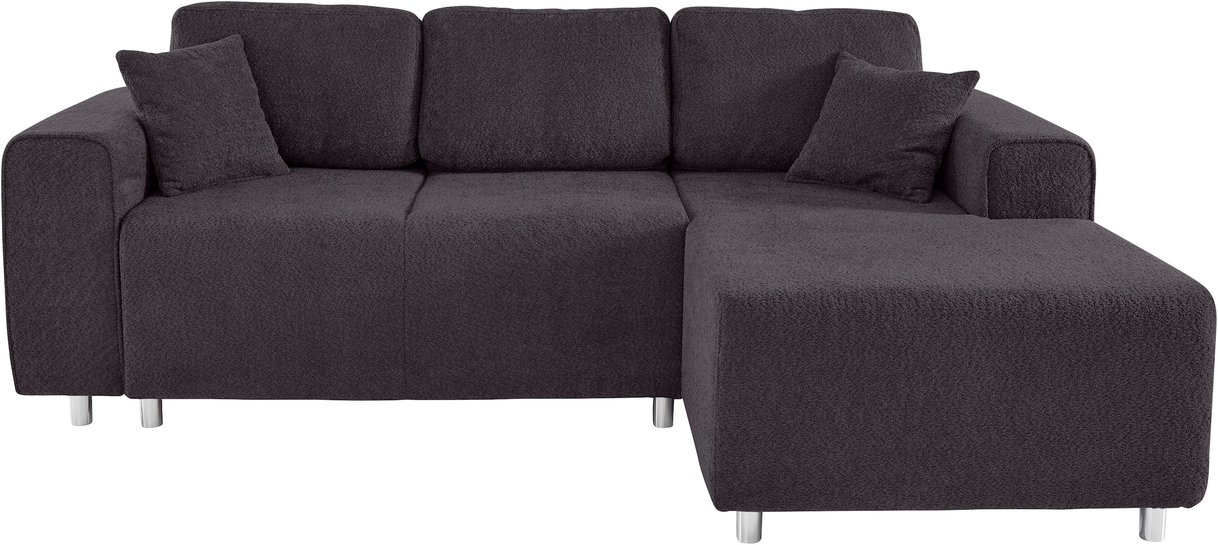 Guido Maria Kretschmer Home&Living Ecksofa »Györ«, L-Form, wahlweise mit Bettfunktion und Bettkasten incl. 2 Zierkissen