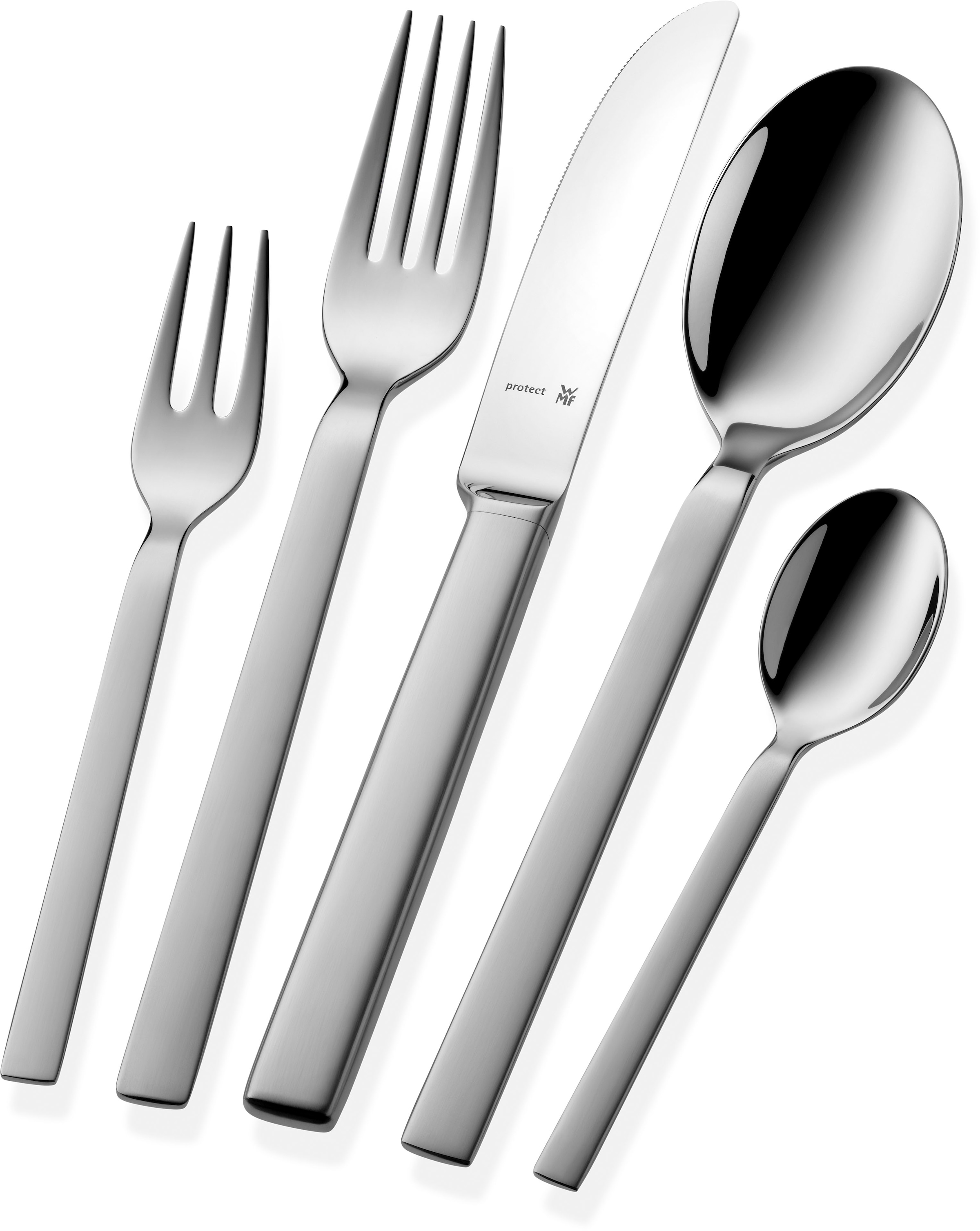 WMF Besteck-Set »Lyric Plus«, (Set, 30 tlg.), ergonomisch, Cromargan protect