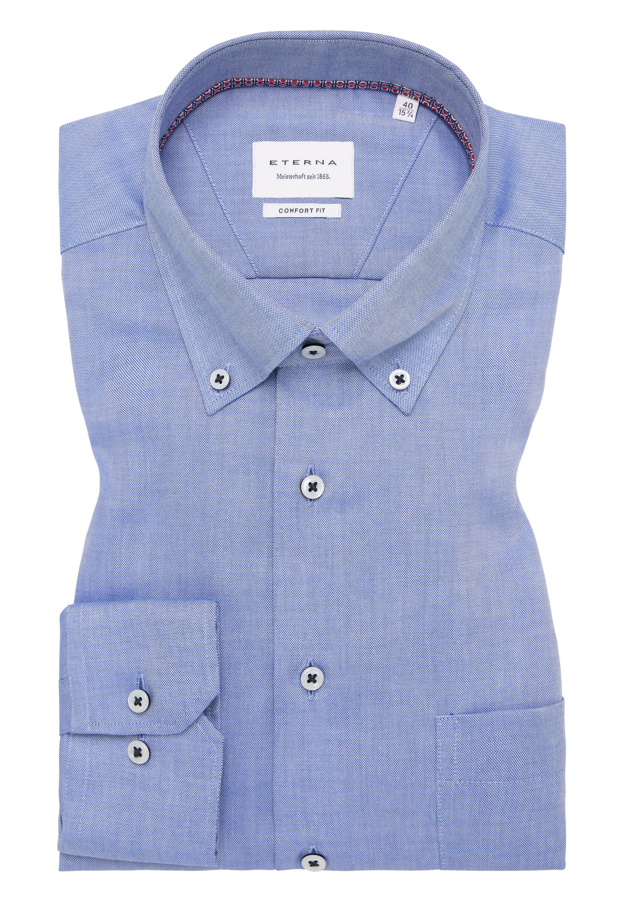 Eterna Langarmhemd »COMFORT FIT«, NON IRON (bügelfrei)