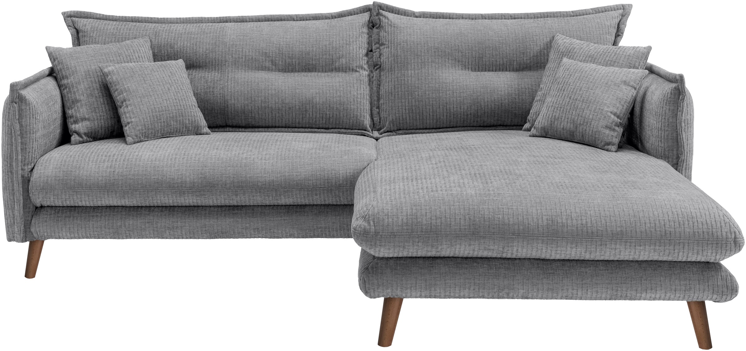 Home affaire Ecksofa "Lazio modern und bequem, schmale Armlehnen, tolle Det günstig online kaufen