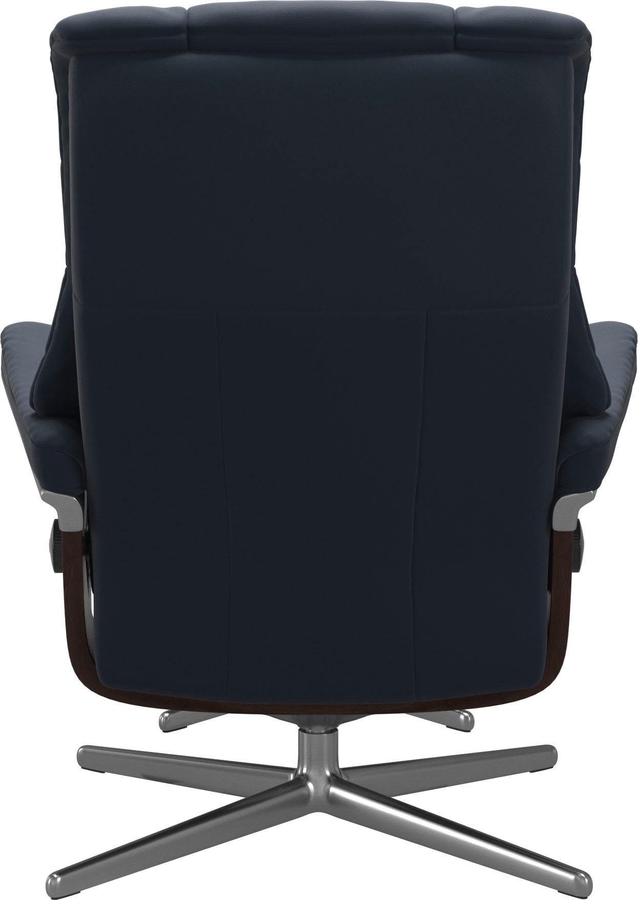 Thumbnail - Stressless Fußhocker "Mayfair", mit Cross Base, Größe S, M & L, Holzakzent Braun