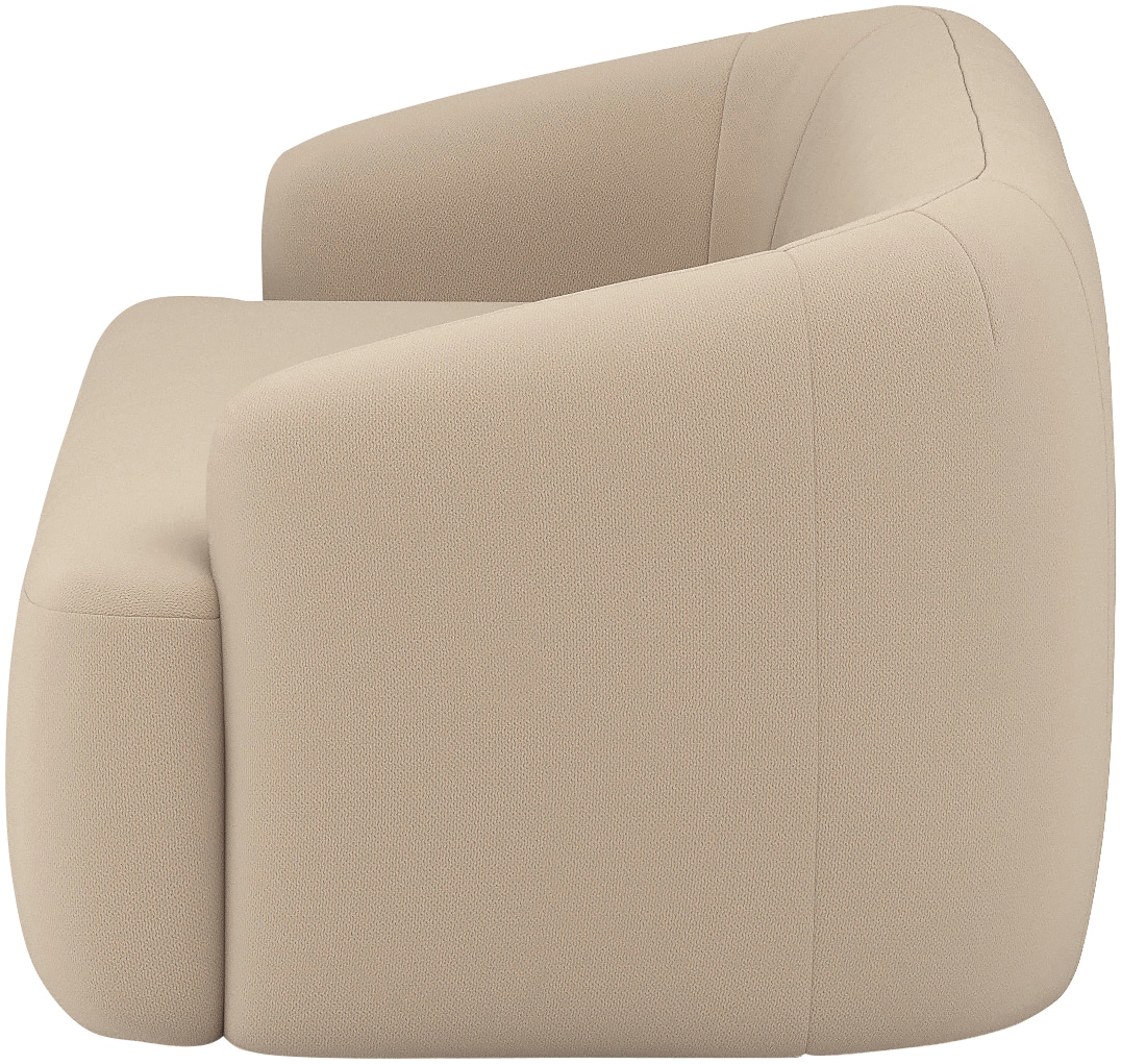 INOSIGN 2-Sitzer »Nergal, Einzelsofa Breite 217cm, organisches Design«, Modernes Design, schlichte Optik, stilvoller Blickfang im Wohnzimmer