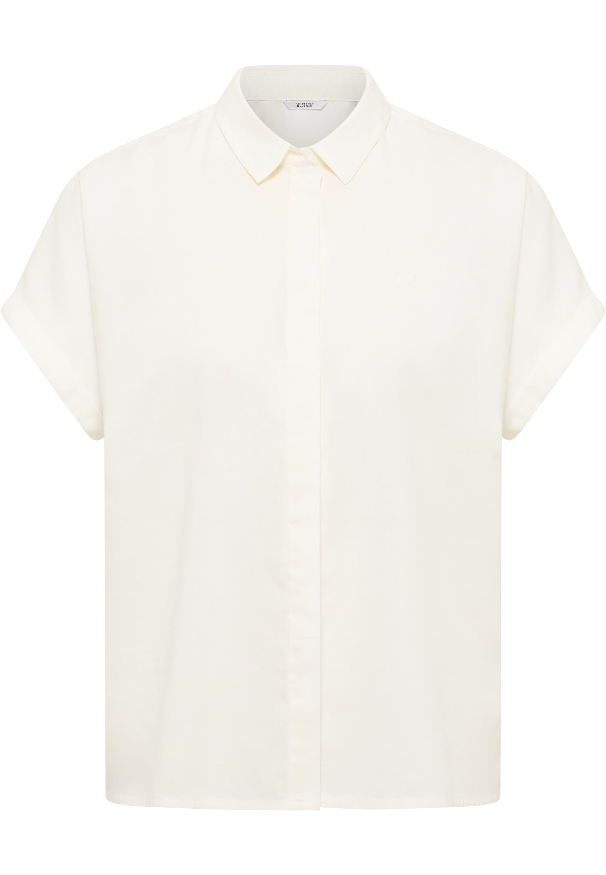 MUSTANG Kurzarmbluse »Damen Style Elsa Basic Blouse«