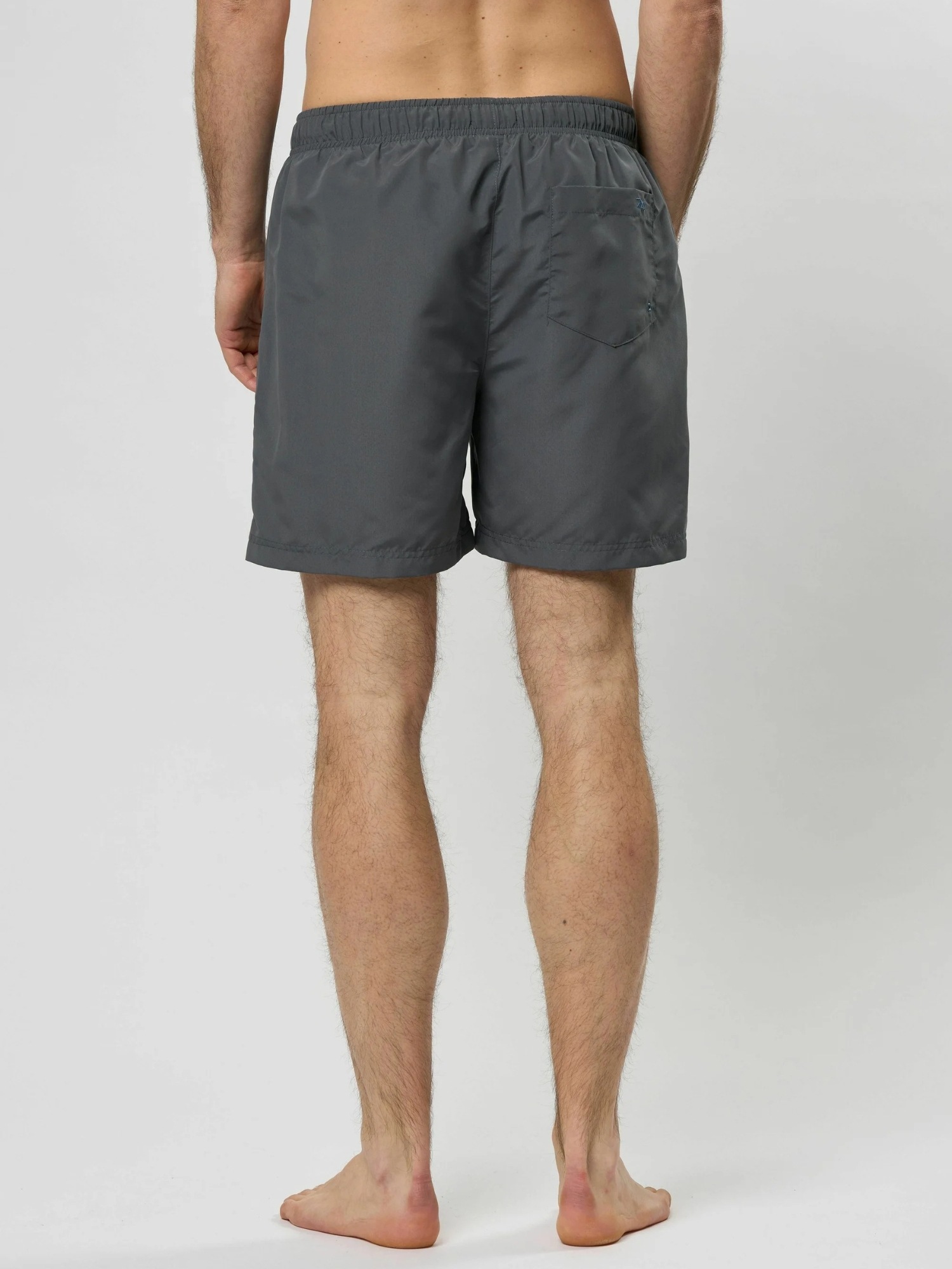 Badeshorts MCS "MCS Bade-shorts MCGarland", Herren, Gr. 3XL, Normalgrößen, iron gate, Obermaterial: 100% Polyester, Badehosen Badeshorts 3