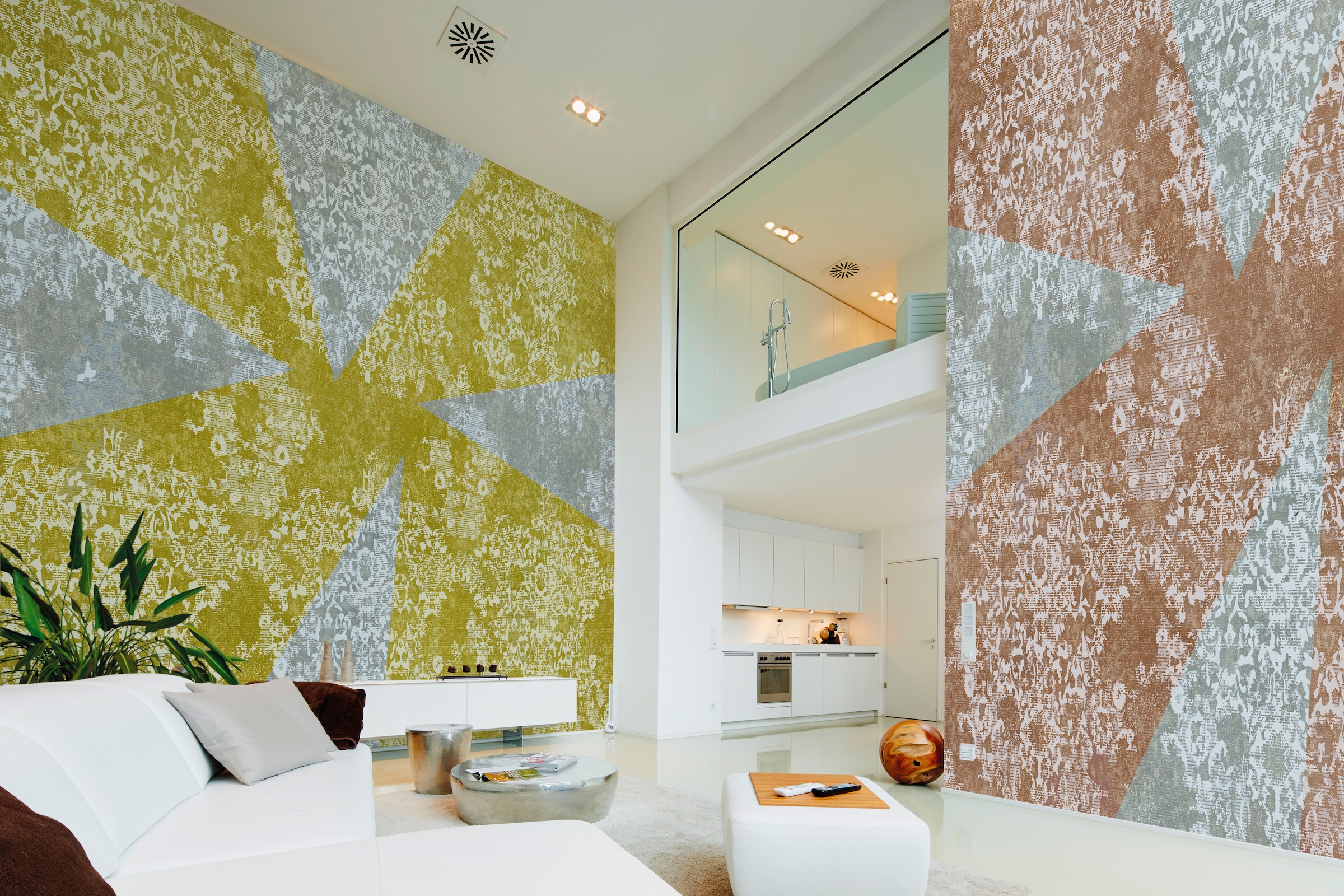 Architects Paper Fototapete »Atelier 47 Artwork 1«, Barock, Vlies, Wand, Schräge, Decke