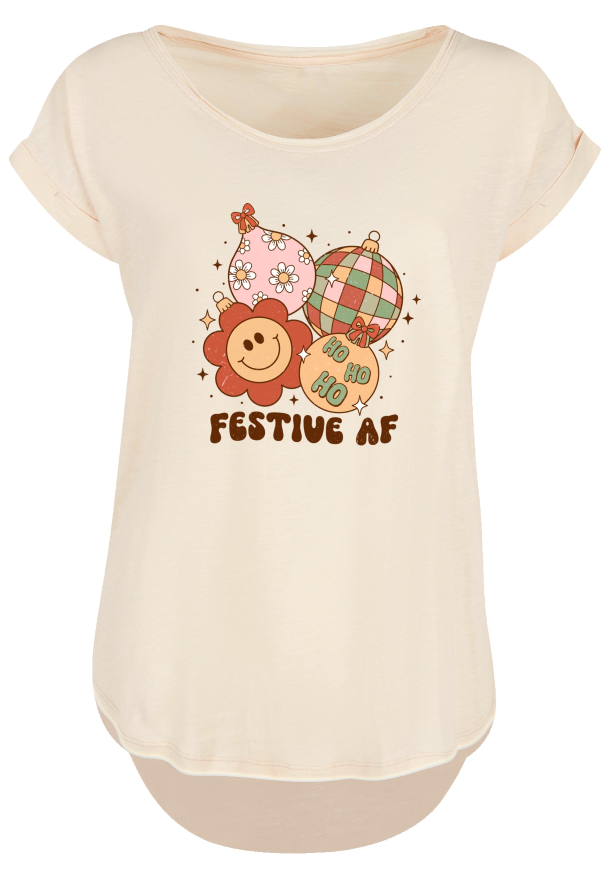 F4NT4STIC T-Shirt "Festive AF Weihnachten Tree Balls", Premium Qualität, We günstig online kaufen