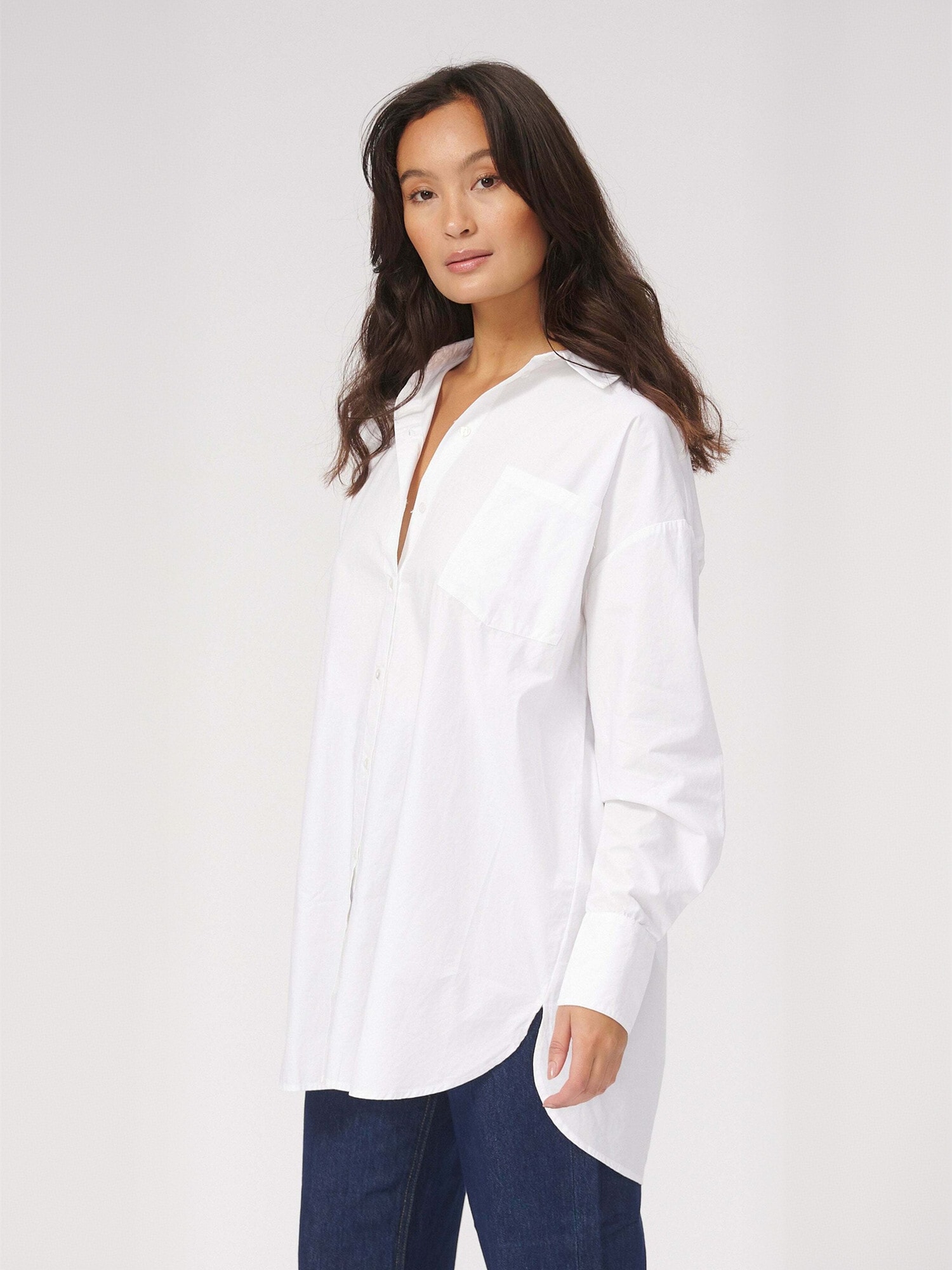 TeeShoppen Hemdbluse »TEESHOPPEN Shirt Oversized«