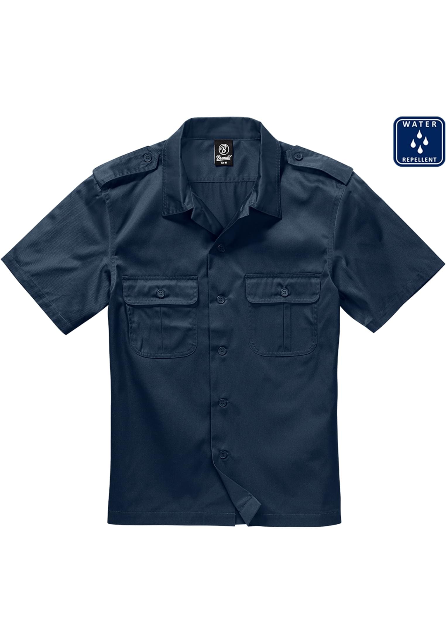 Brandit Langarmhemd »Brandit Herren Short Sleeves US Shirt«, (1 tlg.)