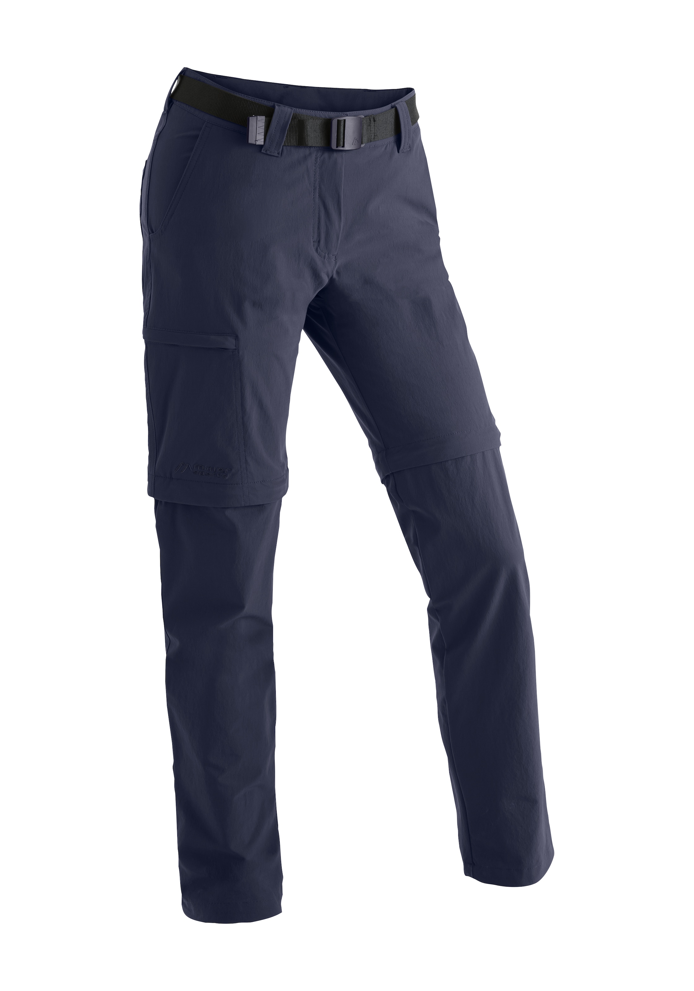 Maier Sports "Inara slim zip" Damen Zip-Off Wanderhose, atmungsaktive Trekkinghose, Slim Fit