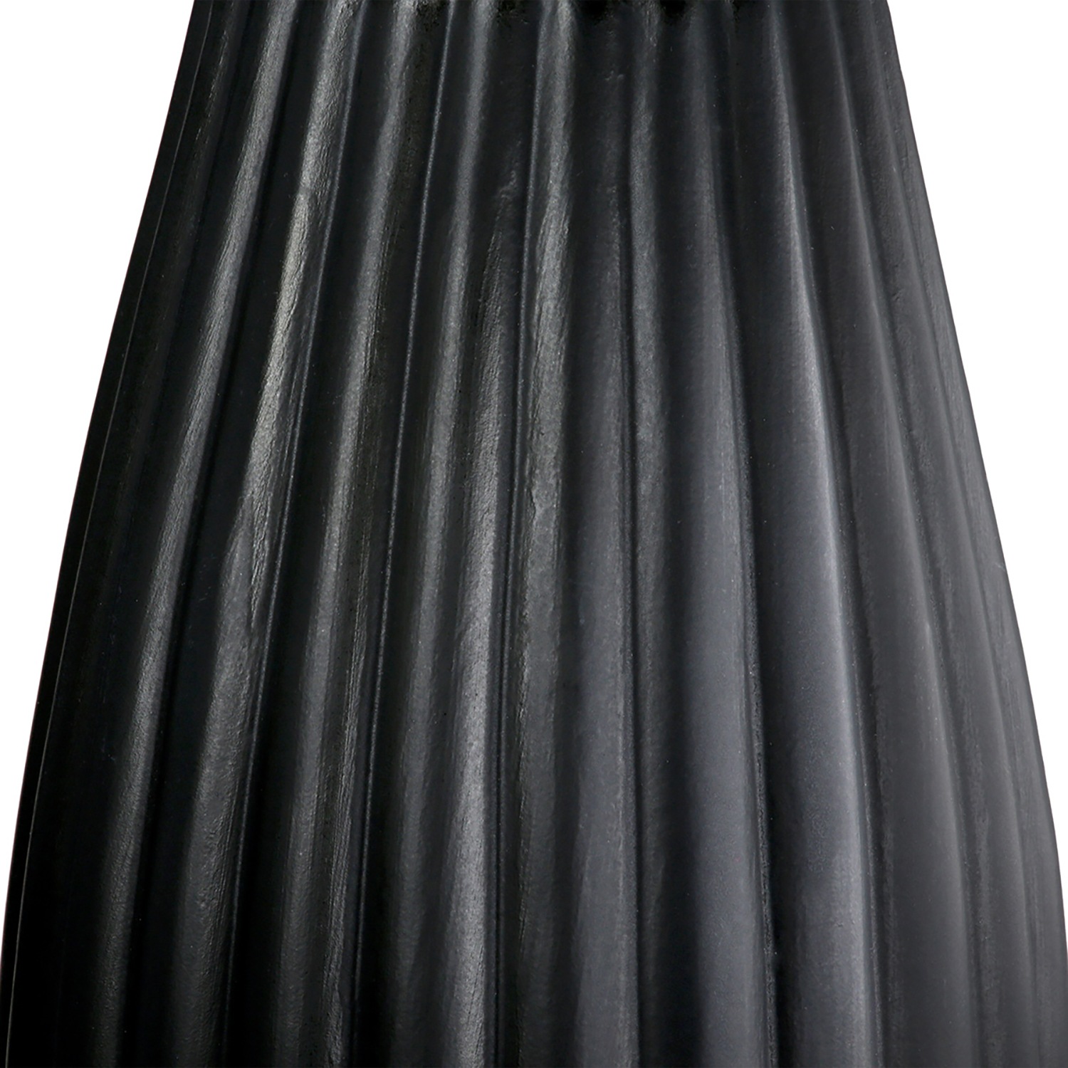 Casablanca by Gilde Tischvase »2tlg. Set Vase Piega schwarz H.17 cm«, (1 St.)