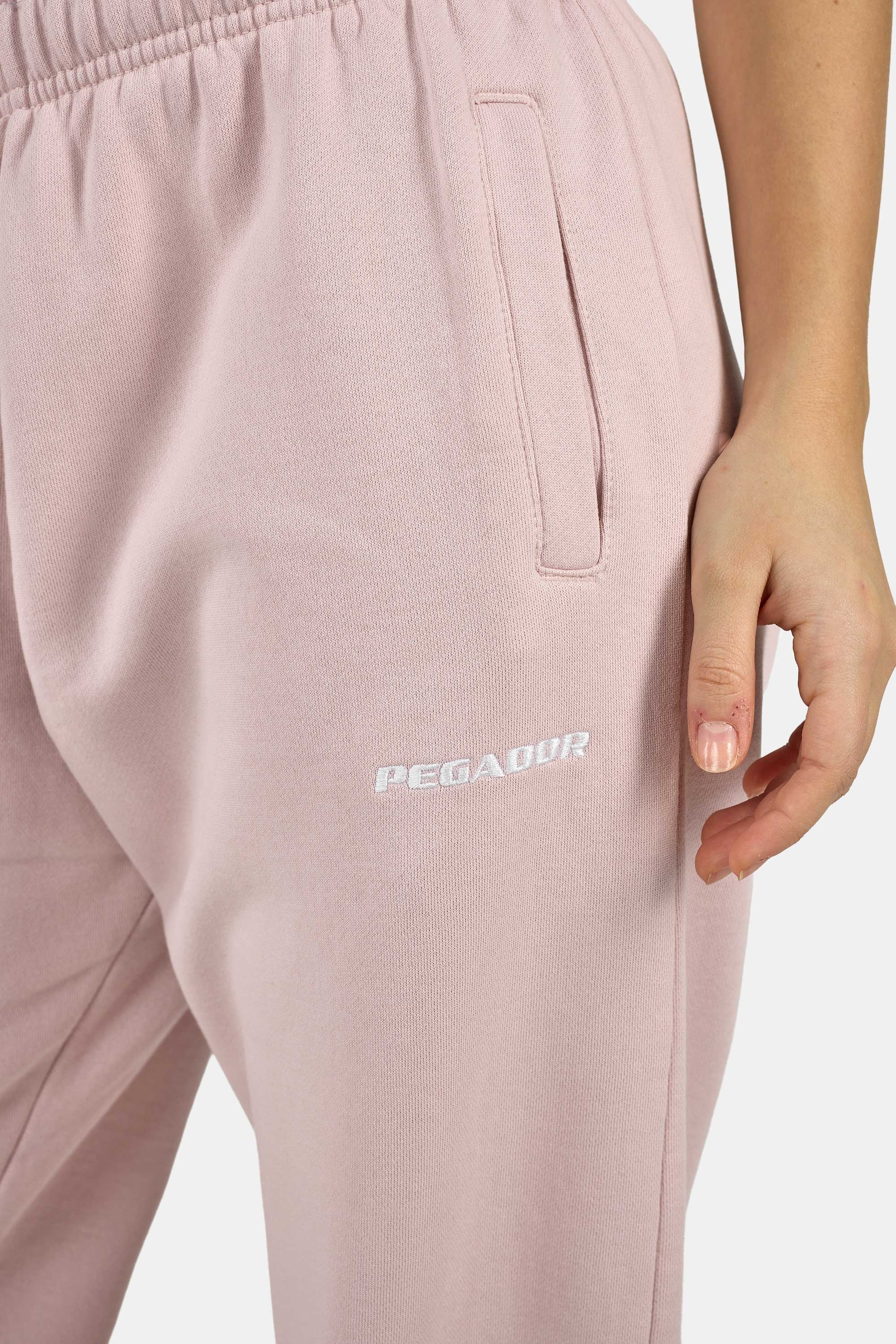 PEGADOR Sweathose »Villa High Waisted Sweat Pants«  Baumwollmischung, regular fit