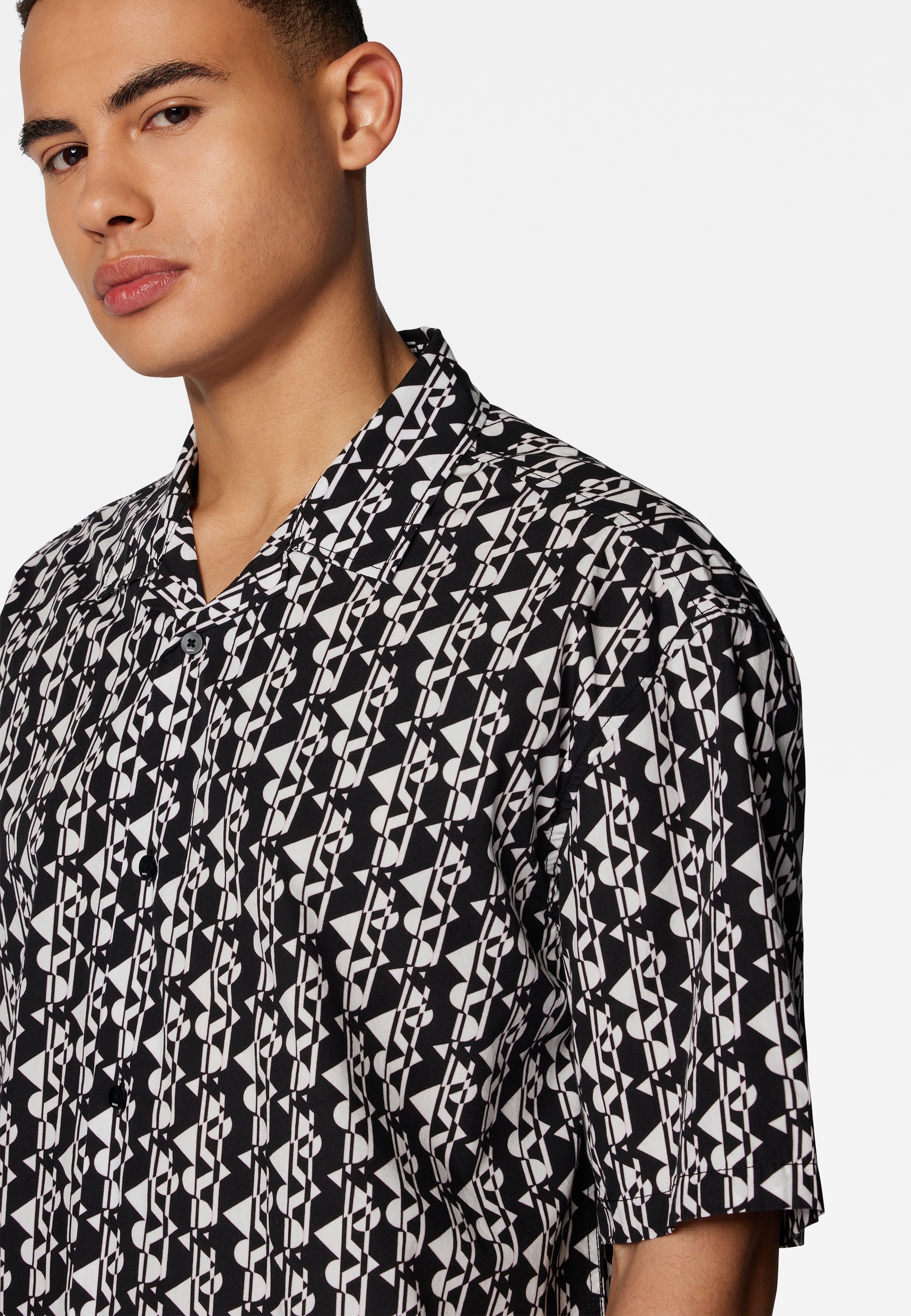 Mavi Langarmhemd »PRINTED SHIRT«, Kurzarmhemd