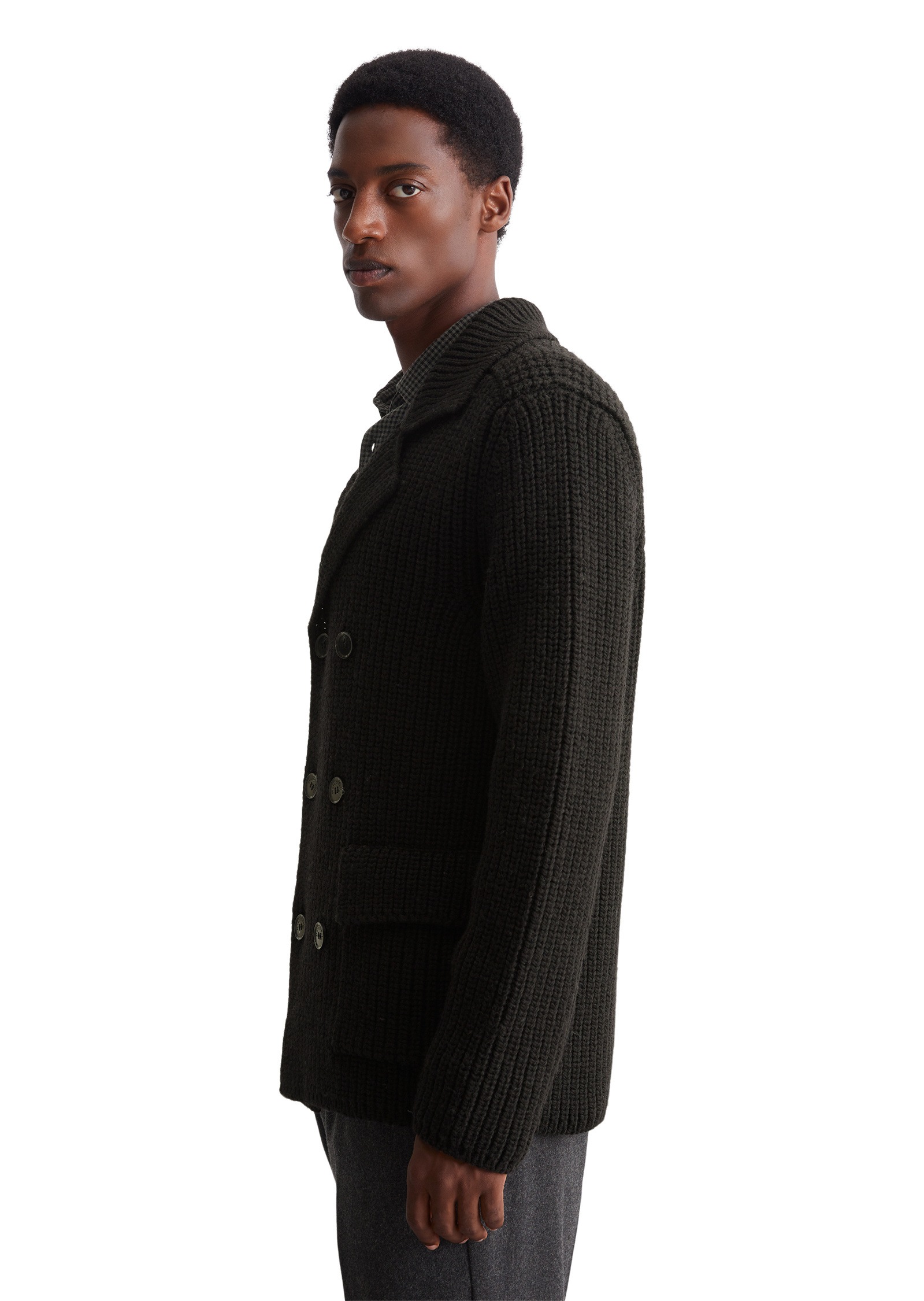 Marc O'Polo Cardigan »aus schwerem Schurwoll-Baumwoll-Mix«