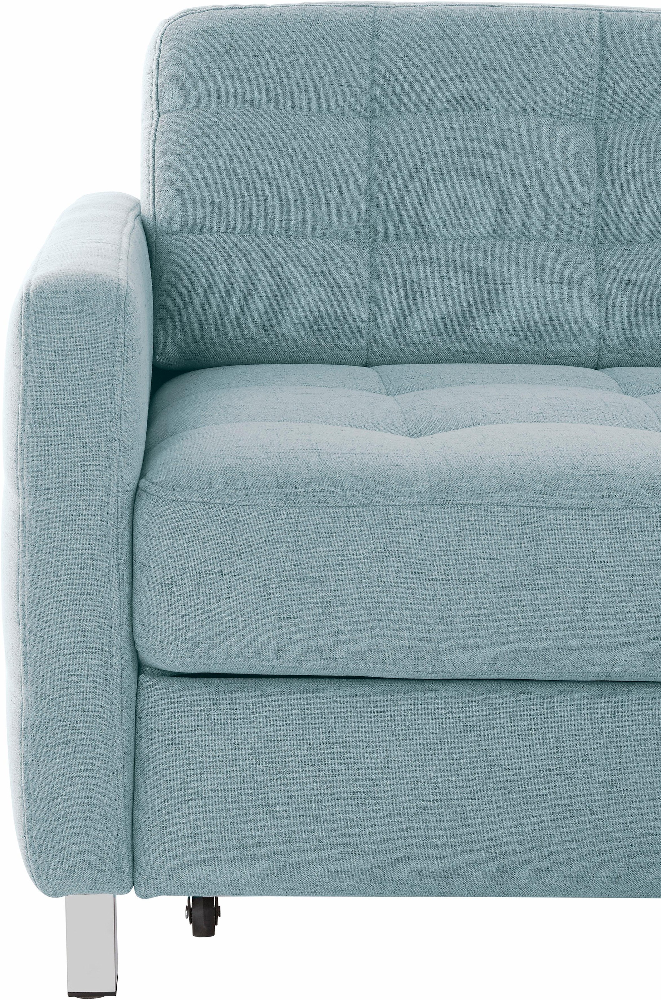 sit&more Ecksofa »Picasso L-Form«, wahlweise mit Bettfunktion und Bettkasten