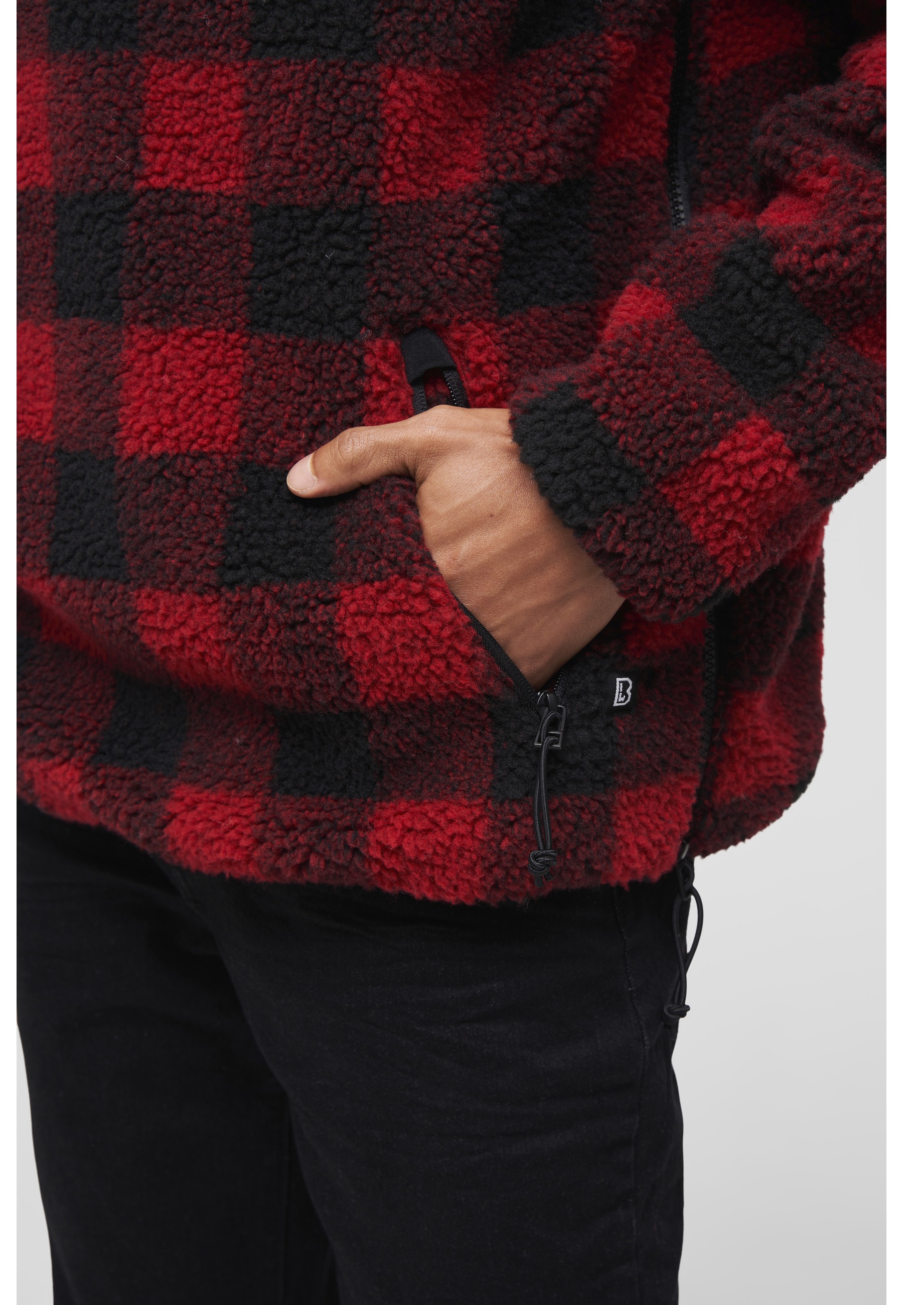 Brandit Anorak »Brandit Herren Teddyfleece Worker Pullover« 1 Stk. tlg. mit Kapuze