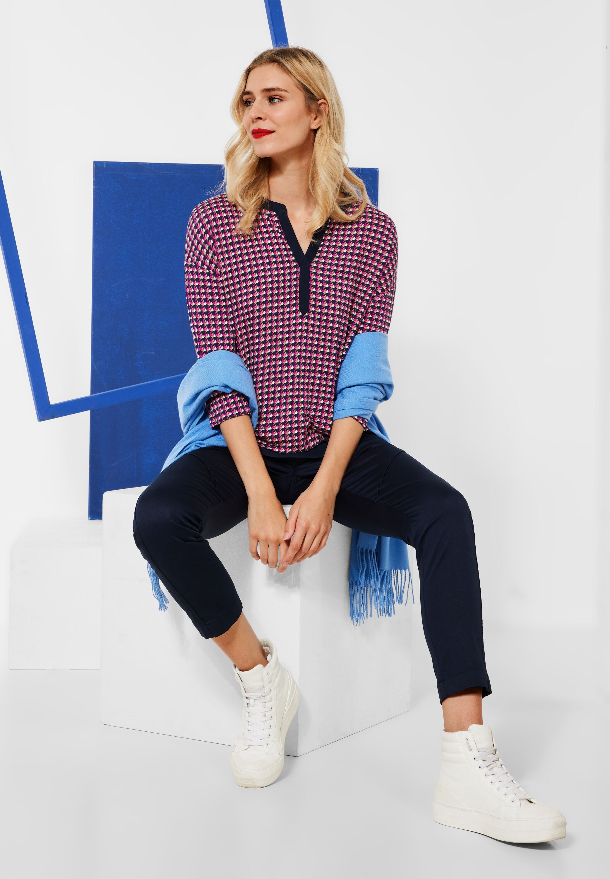 STREET ONE 3/4-Arm-Shirt, im Tunika-Style